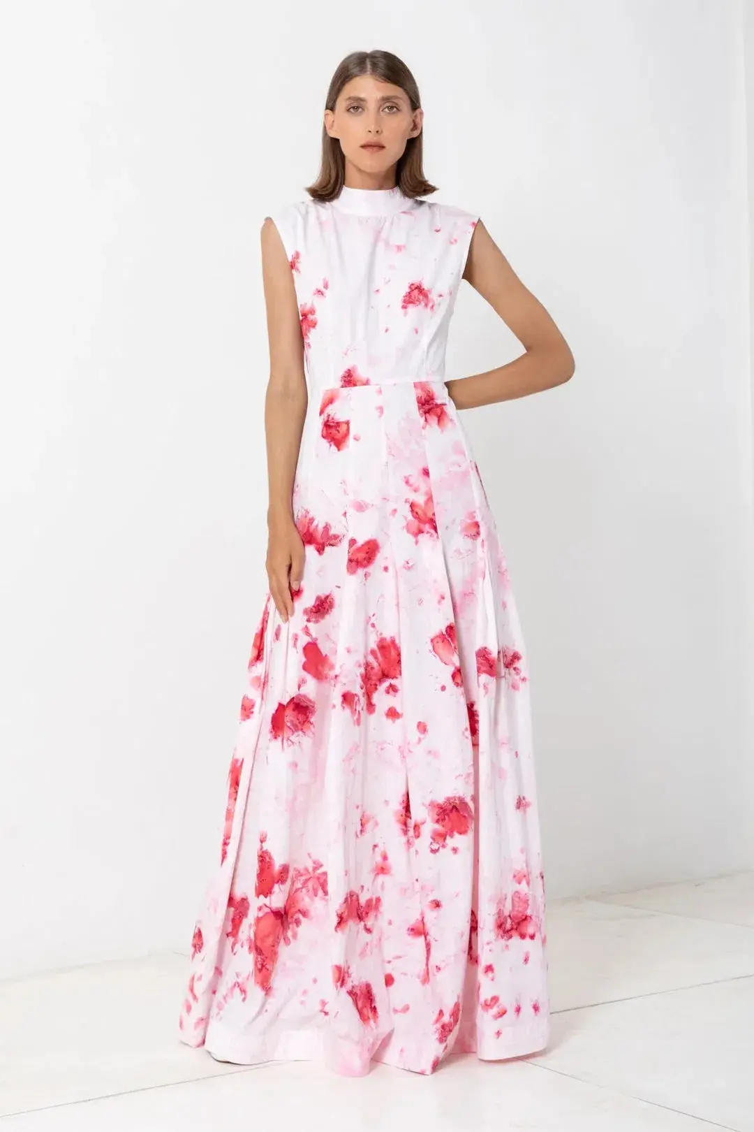 S/W/F Puglia Cut Out Maxi Dress Floral Size M / AU 10 - Image 1