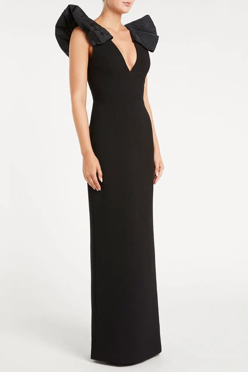 Rebecca Vallance Katie Gown in Black Size 10 - Image 2