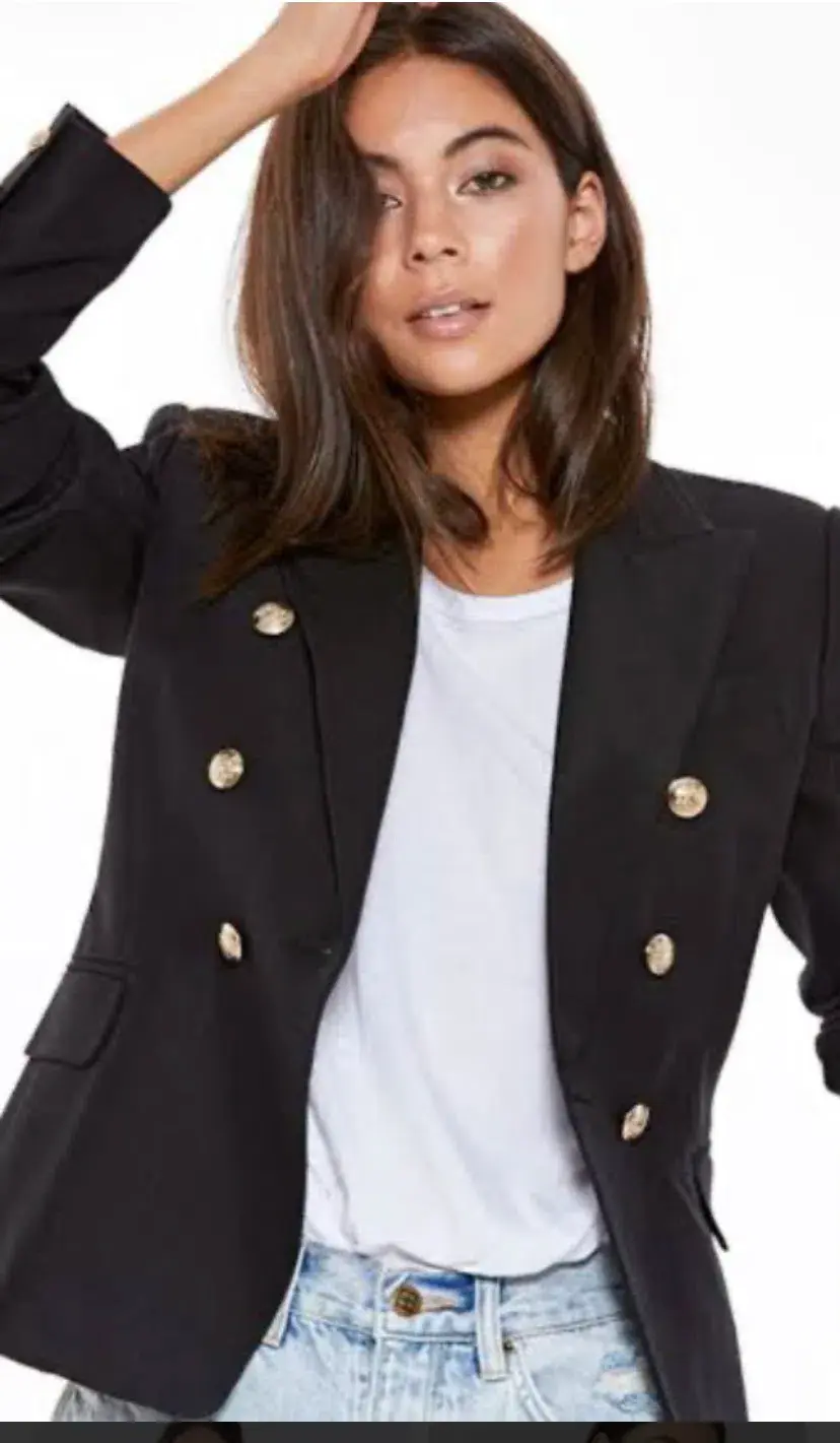 Camilla and Marc Dimmer Blazer Black Size 8 - Image 4