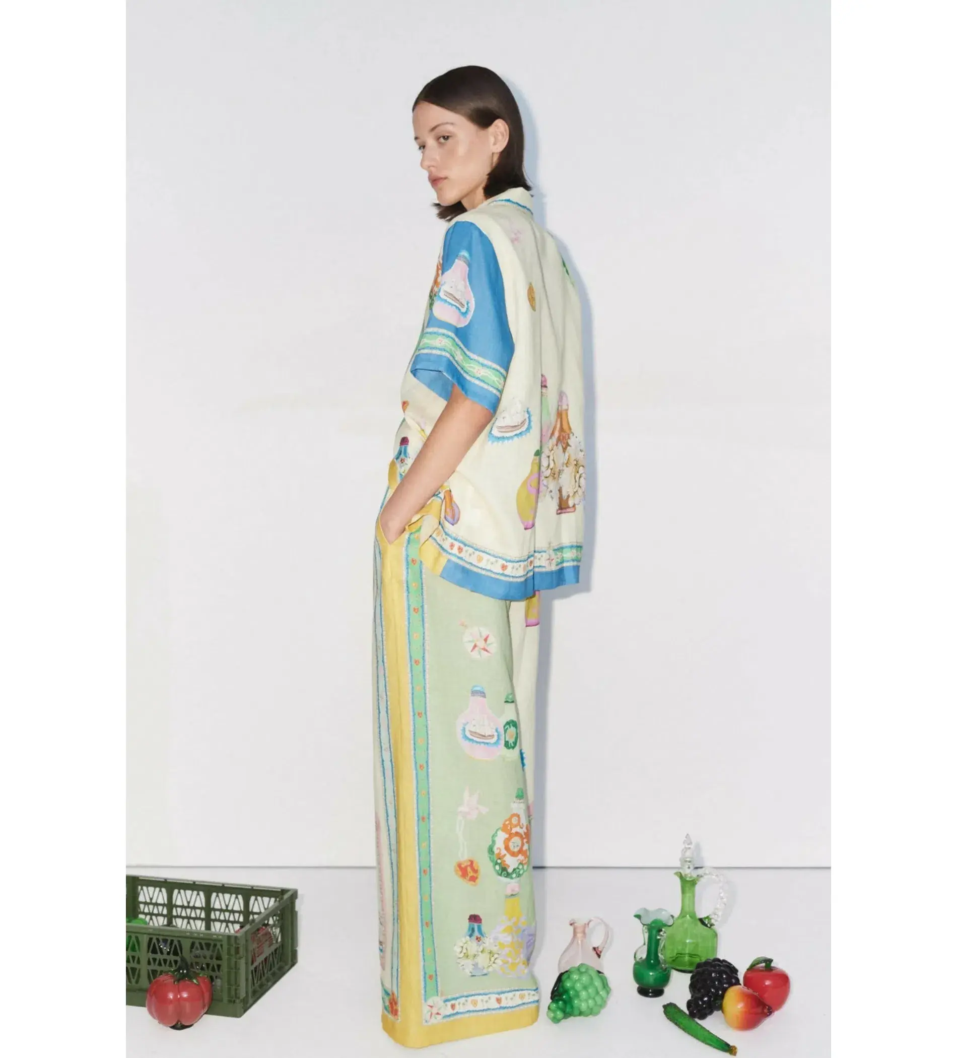 Alemais Elixir Shirt and Pant Set Multi Size 14 - Image 3