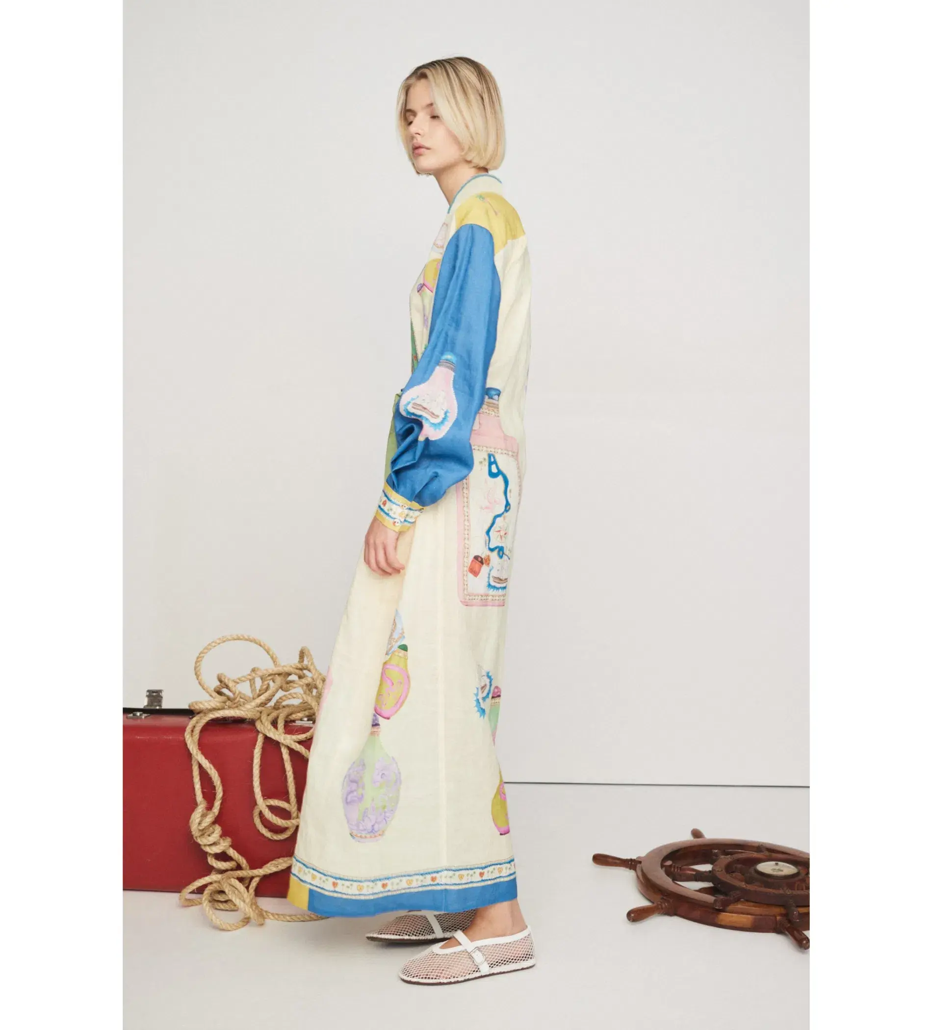 Alemais Elixir Shirtdress Multi Size 12 - Image 2