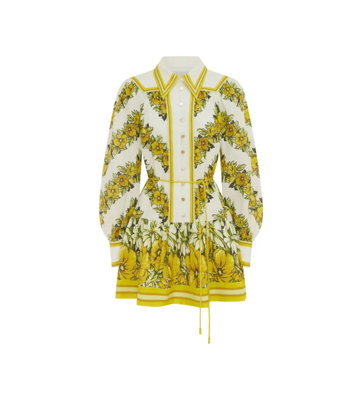 Alemais Gisela Mini Dress Floral Size AU 16 - Image 4