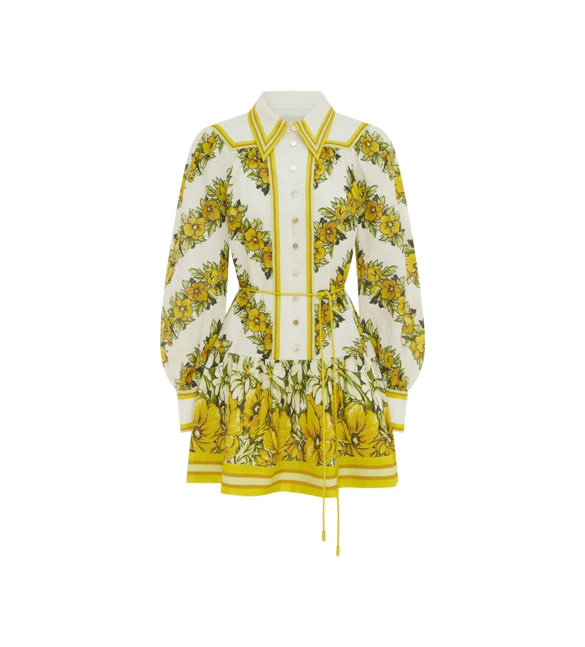 Alemais Gisela Mini Dress Floral Size AU 16 - Image 4