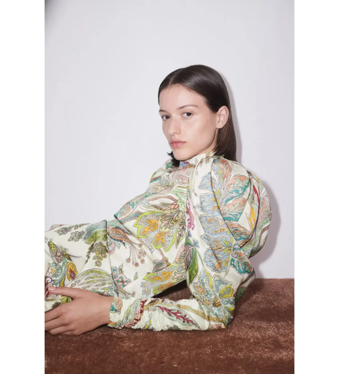 Alemais Ivy Gown Print Size 16 for rent on The Volte - main image