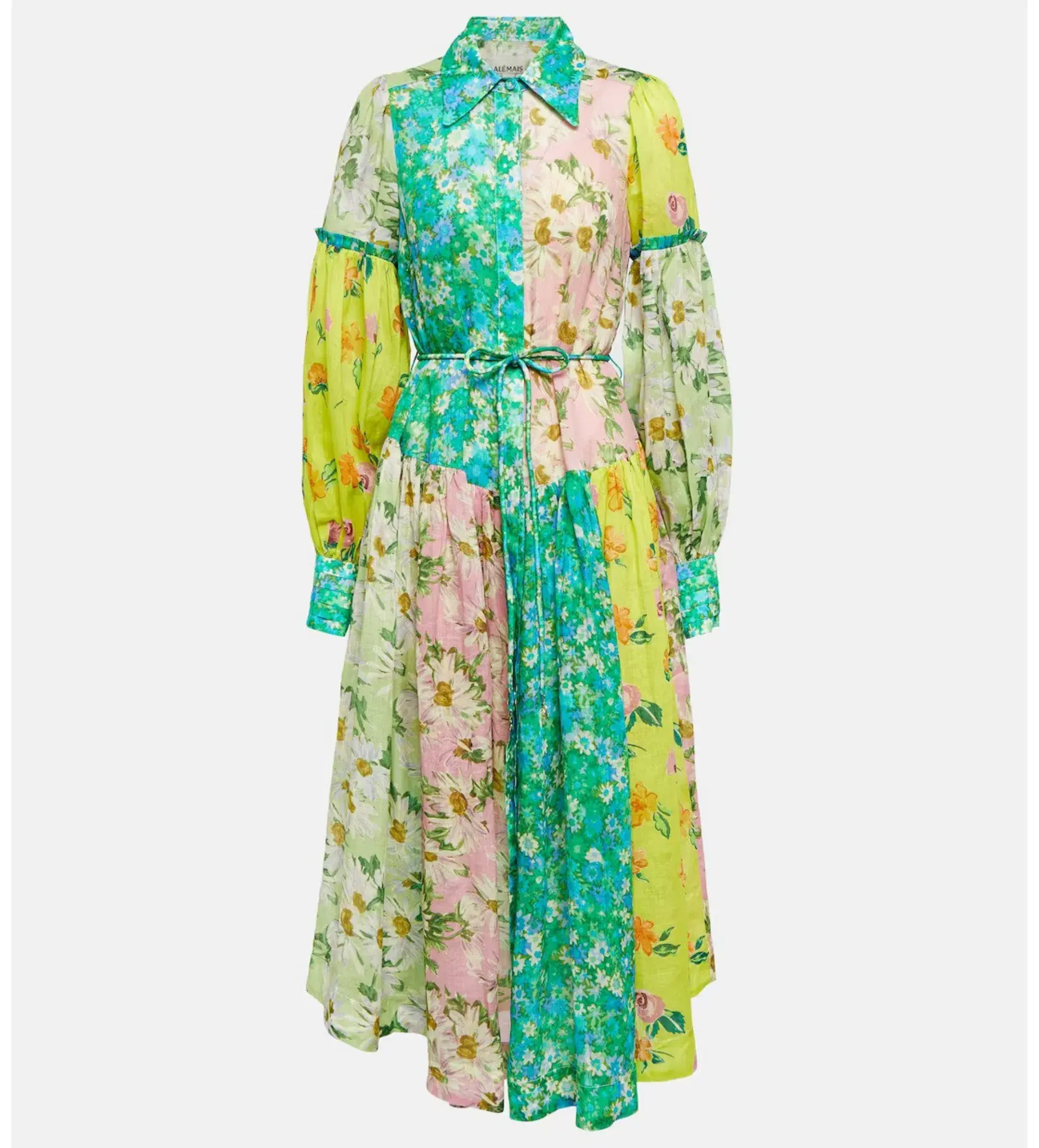 Alemais Kenzie Shirtdress Multi/Floral Size 16 - Image 3
