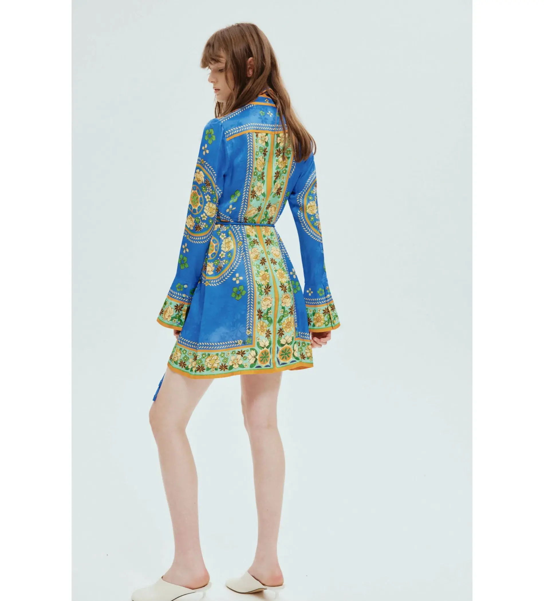 Alemais Linda Mini Dress Multi Floral Size 14 - Image 3