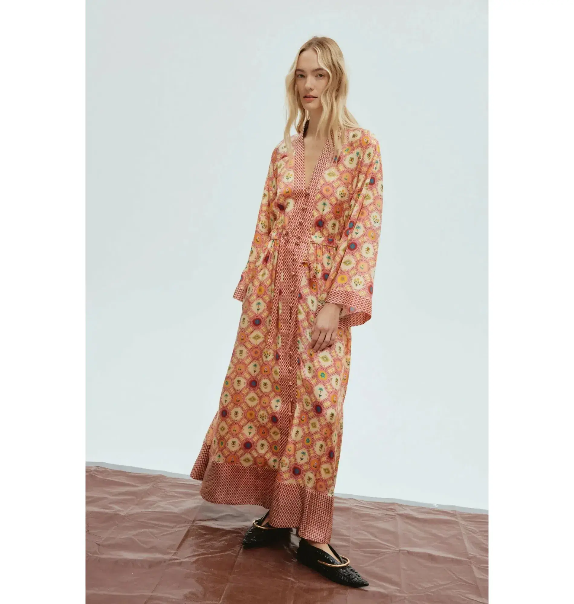 Alemais Omen Shirtdress Print Size AU 14 - Image 1