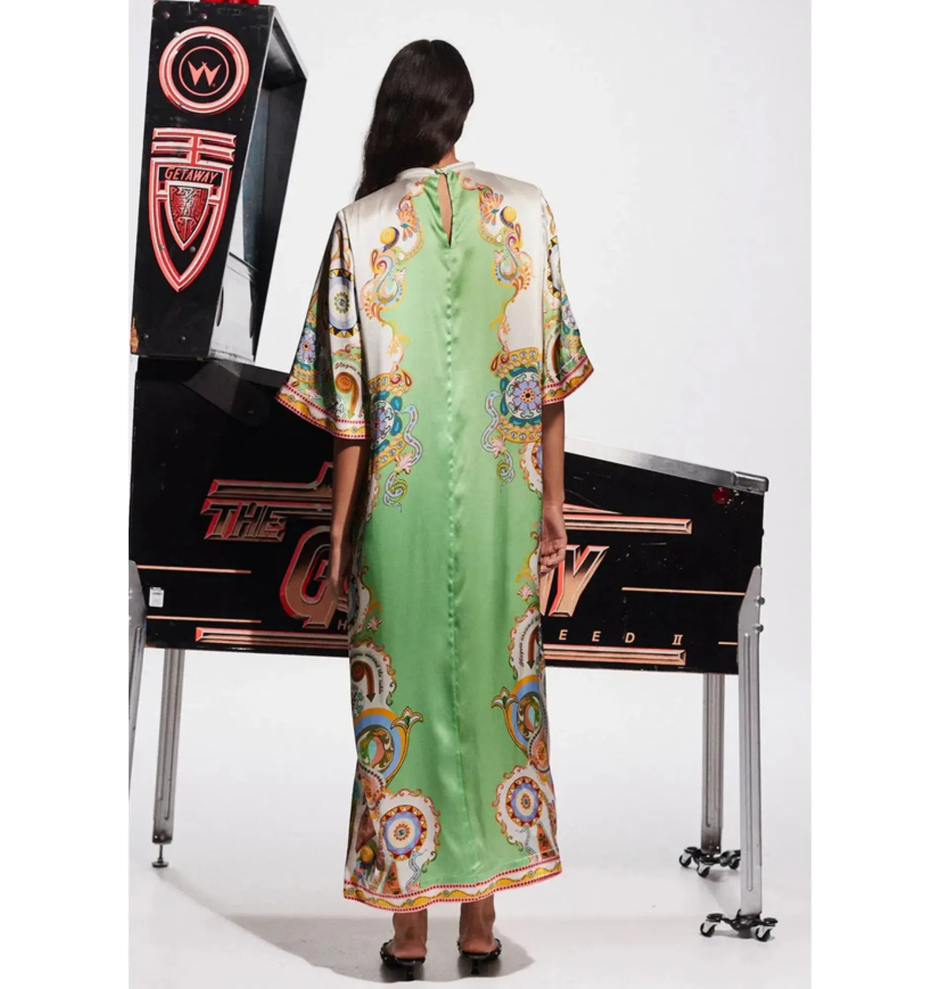 Alemais Pinball Midi Dress Multi Size AU 14  - Image 3