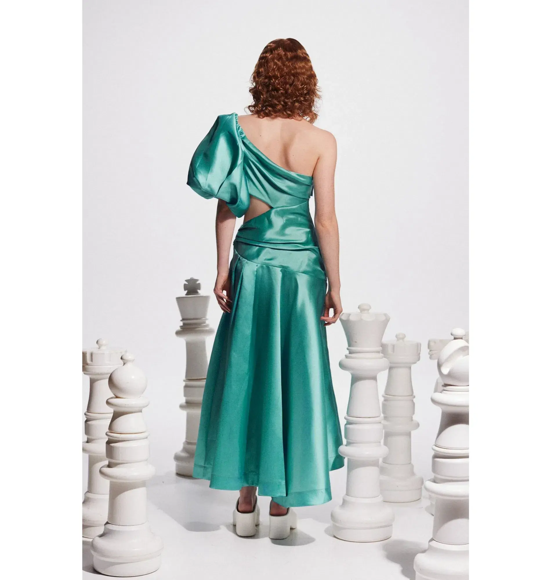 Alemais Regent Gown Jade Green Size AU 14  - Image 4