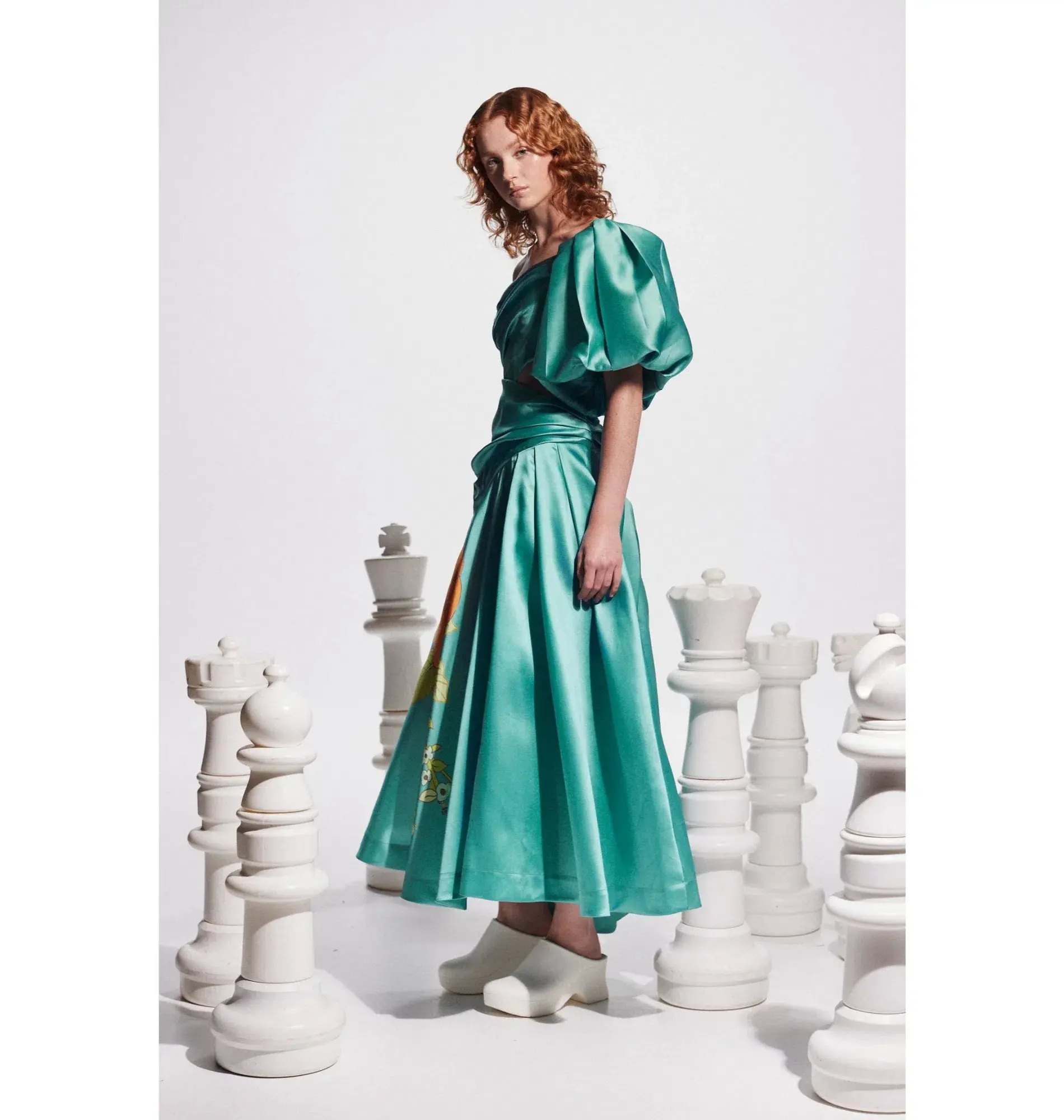 Alemais Regent Gown Jade Green Size AU 16 - Image 2