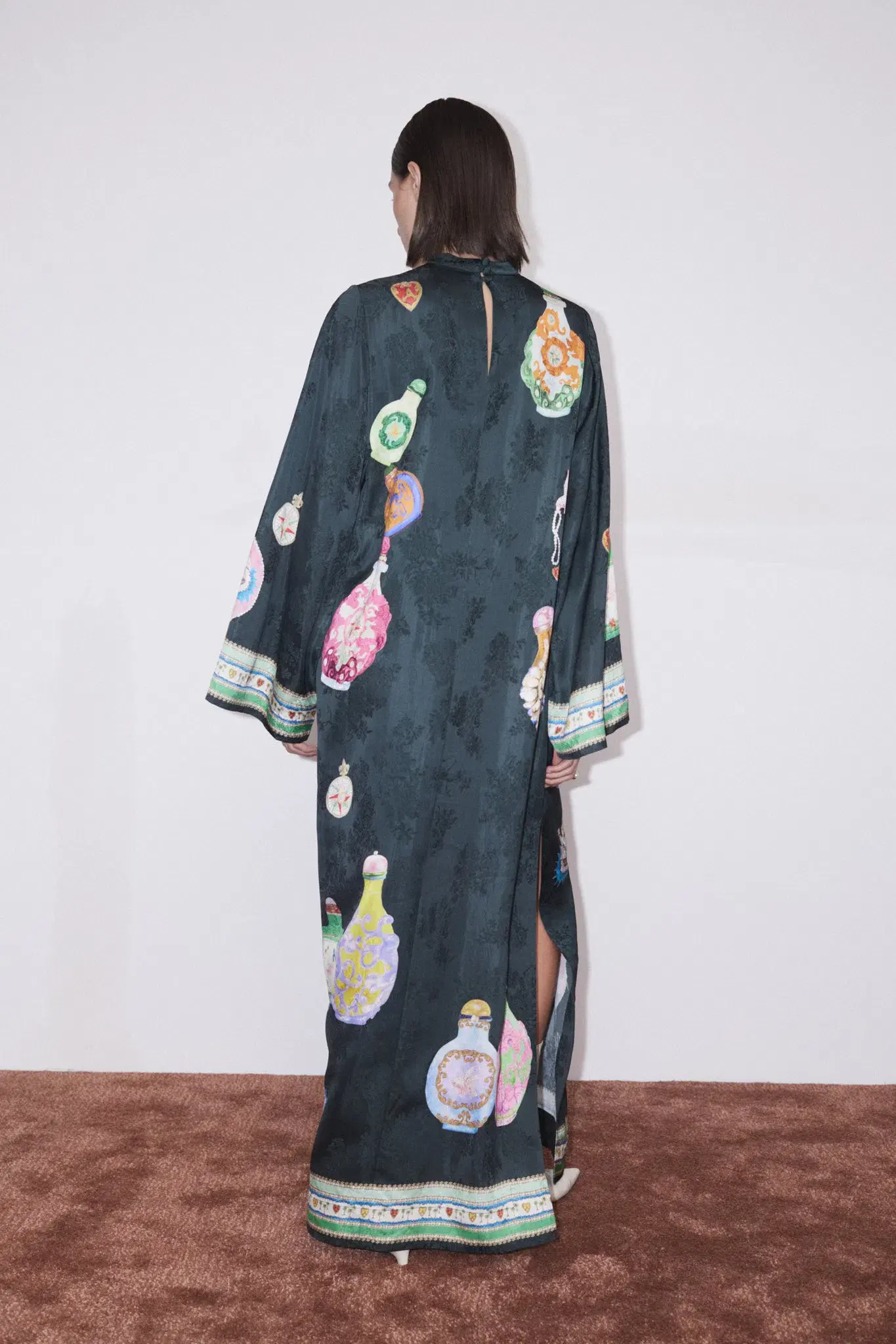Alemais Royal Midi Dress Print Size AU 14 - Image 3