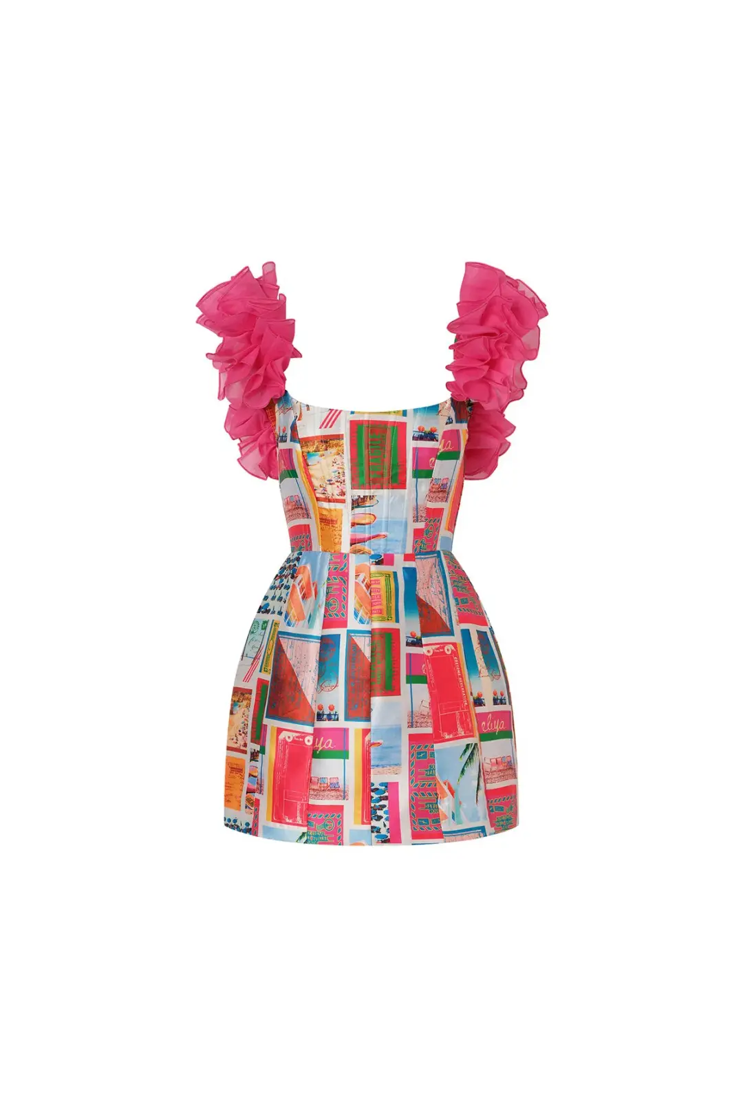 Eliya The Label Ravello Mini Dress Print Size 12 for rent on The Volte - main image