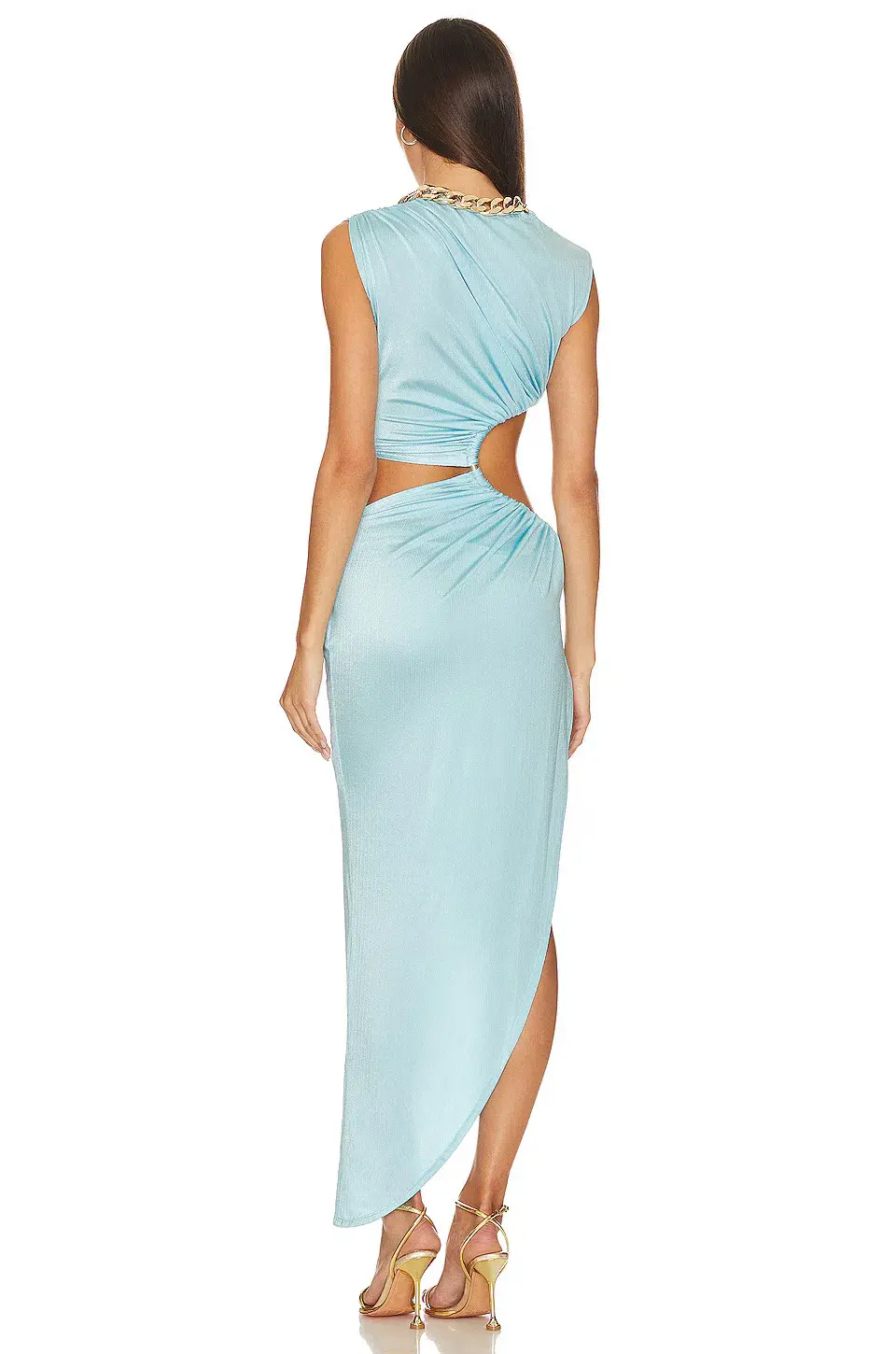 Bronx and Banco Jamilia Maxi Dress Light Blue Size 12 for rent on The Volte - main image