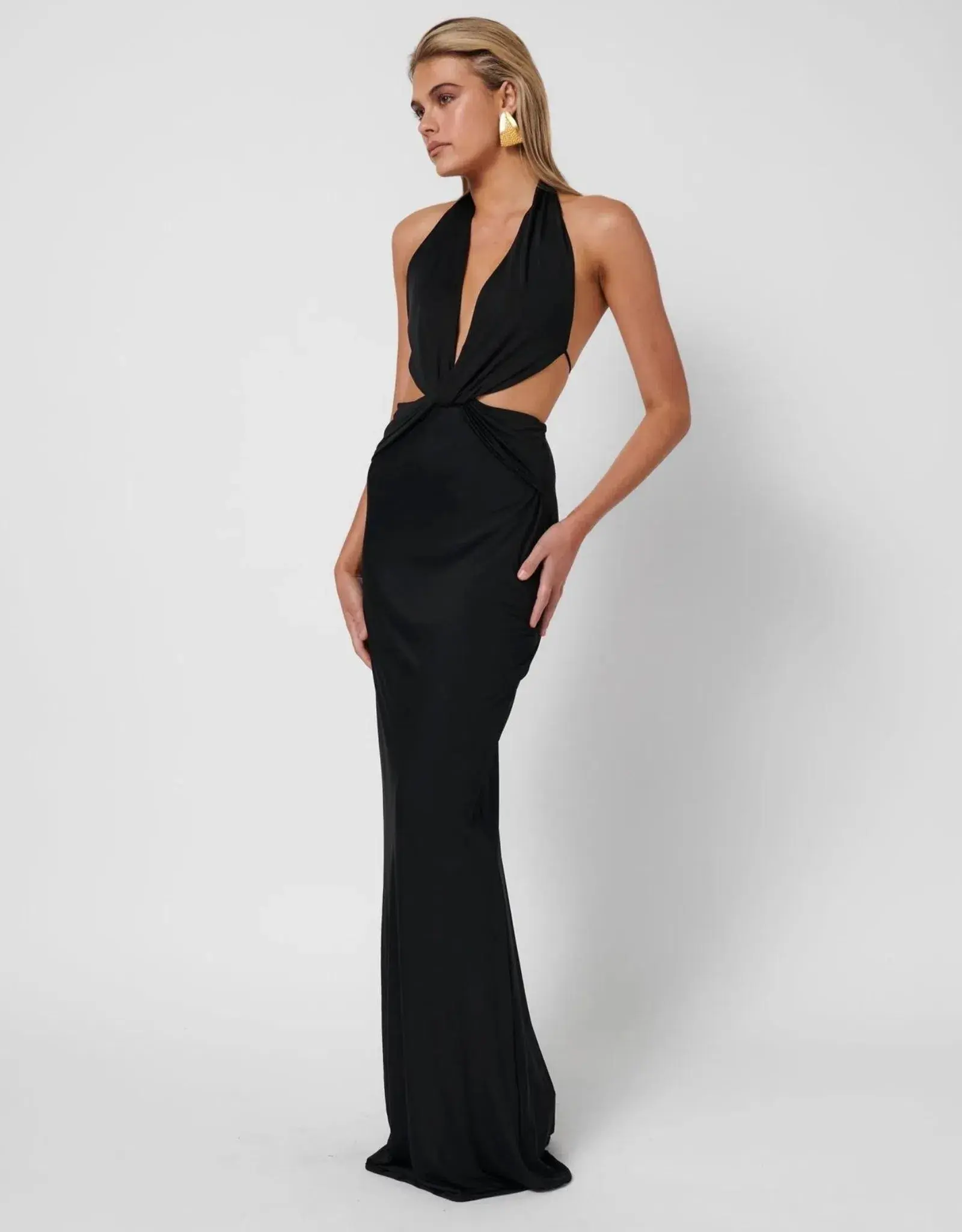 Effie Kats Harper Gown In Black Size S/Au  8  - Image 3