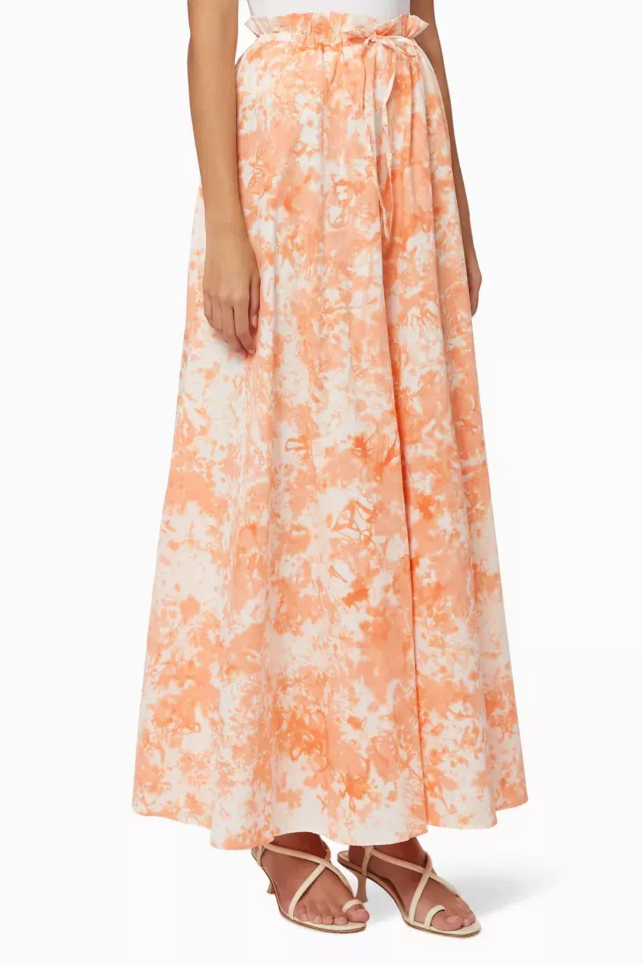 SWF Orange Force Shirt and Skirt Tie Dye Maxi Set Size S/Au 10  - Image 3