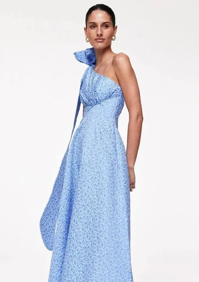 Rachel Gilbert Emiliano Gown In Blue Size 1 /Au 8 - Image 3