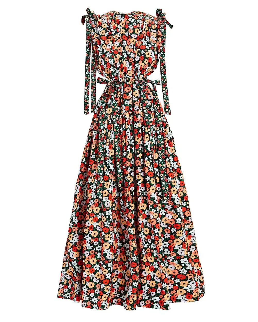 Agua Bendita Guaguanco La Fania Noche Dress  Floral Size 6 - Image 8