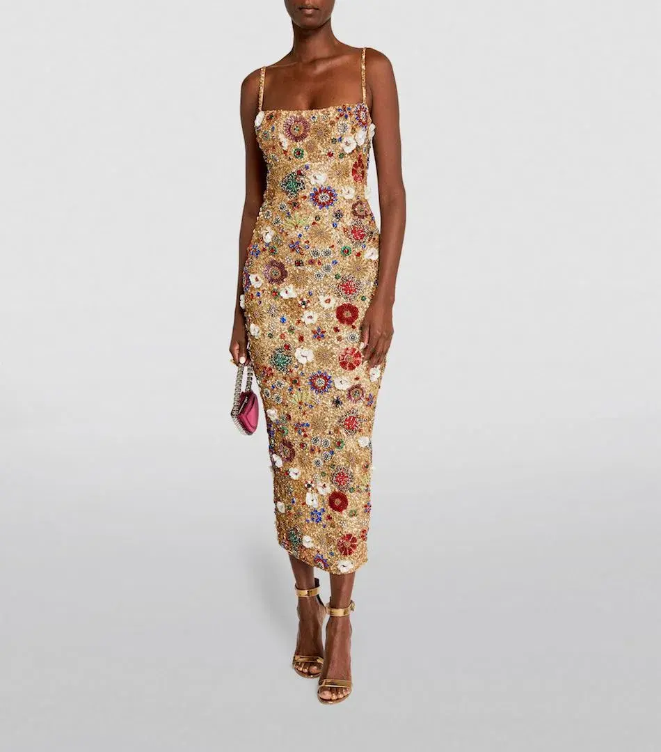 Rachel Gilbert Francesca Gown Dress Gold Size 0 / AU 6  - Image 4
