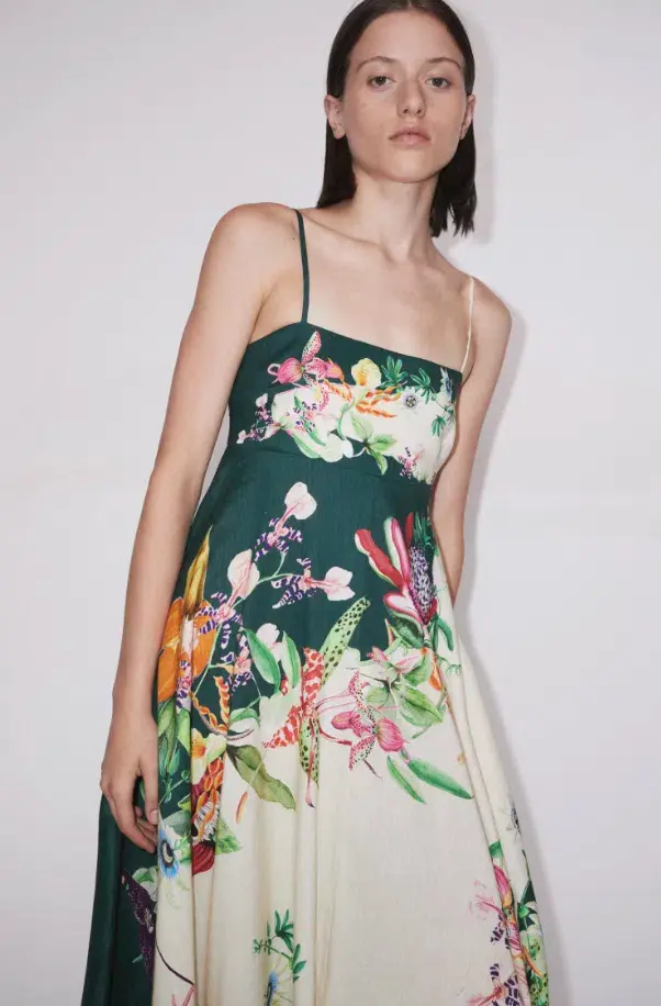 Alemais Aggie Sundress Print Size AU 12 for rent on The Volte - main image