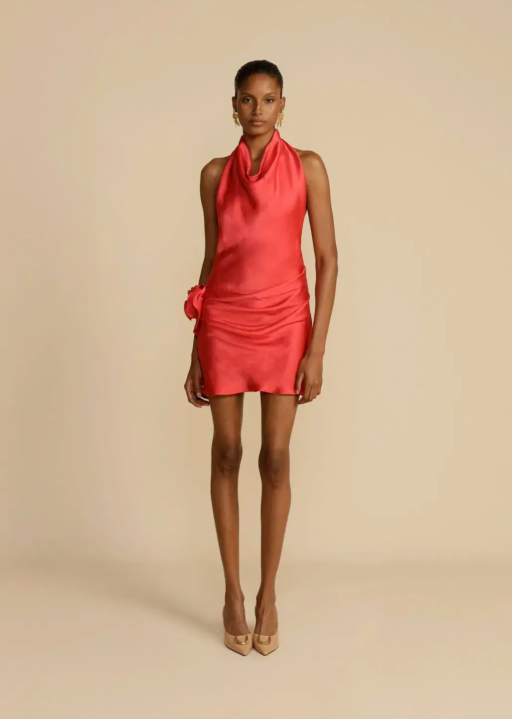 Arcina Ori Rosa Dress Red Size S / AU 8 - Image 2