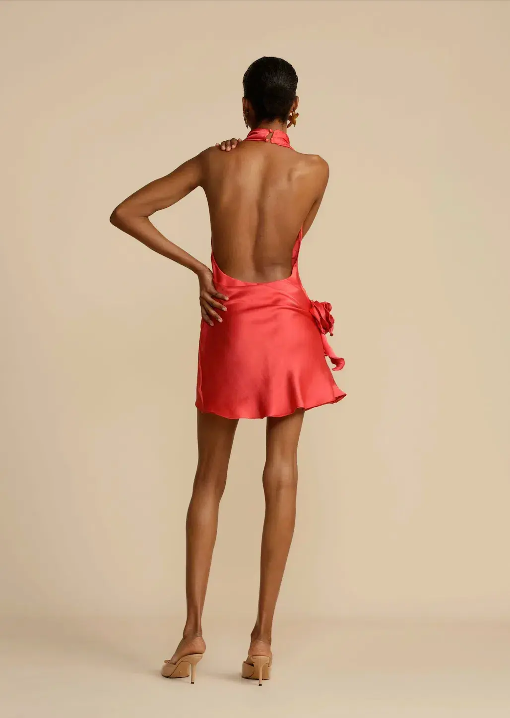 Arcina Ori Rosa Dress Red Size S / AU 8 - Image 4