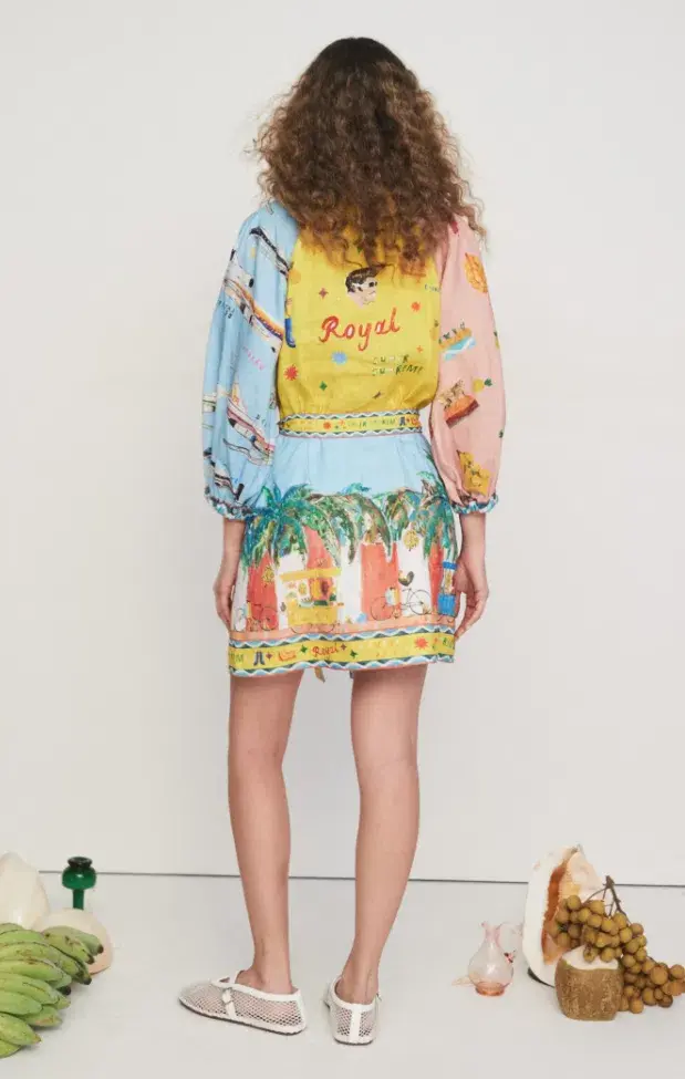 ALEMAIS ALL ABOARD MINI DRESS S8 - Image 2