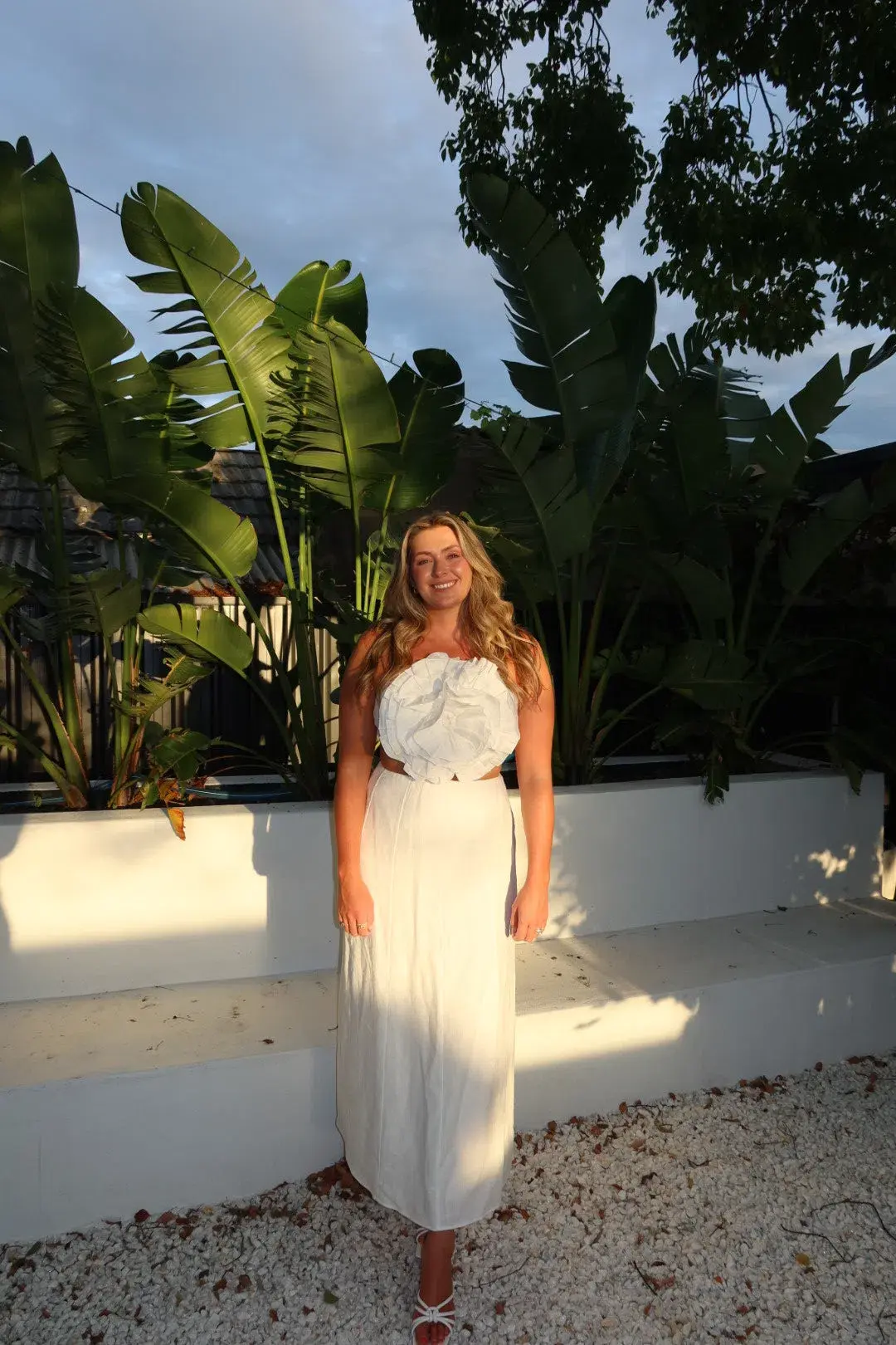 Winona Morissey Top and Skirt Set Natural Size 10 - Image 5