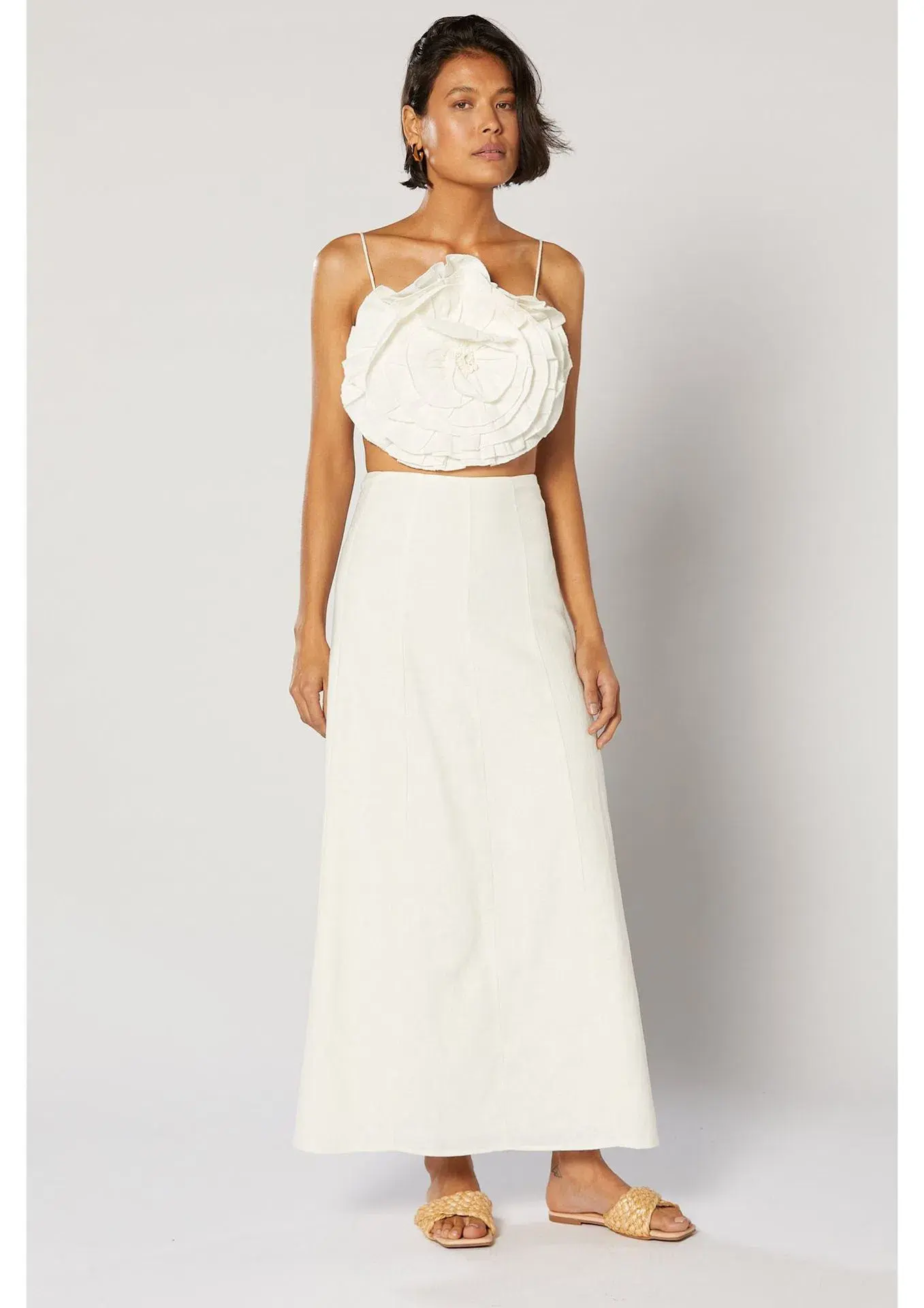 Winona Morissey Top and Skirt Set Natural Size 10 - Image 1
