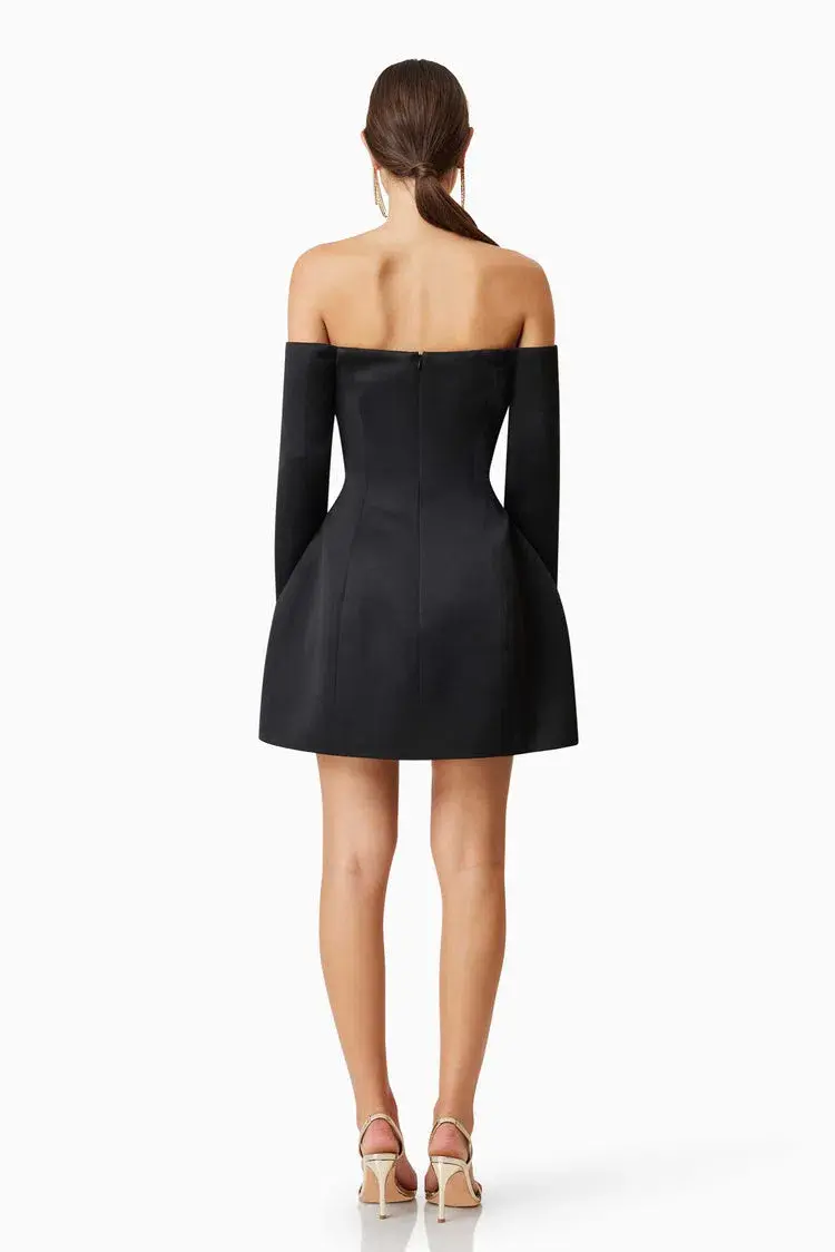 Elliatt Vida Mini Dress Black Size 16 - Image 3