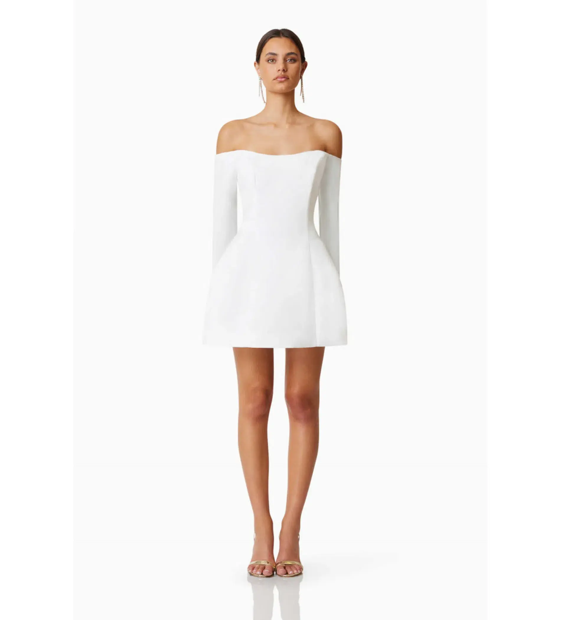 Elliatt Vida Mini Dress White Size 6 - Image 1