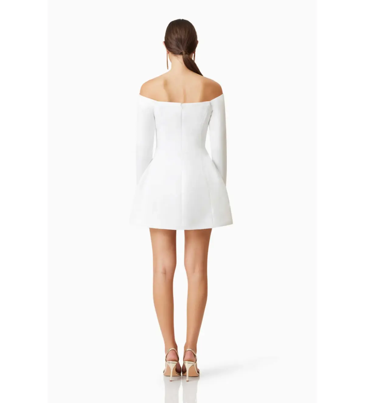 Elliatt Vida Mini Dress White Size 6 - Image 3