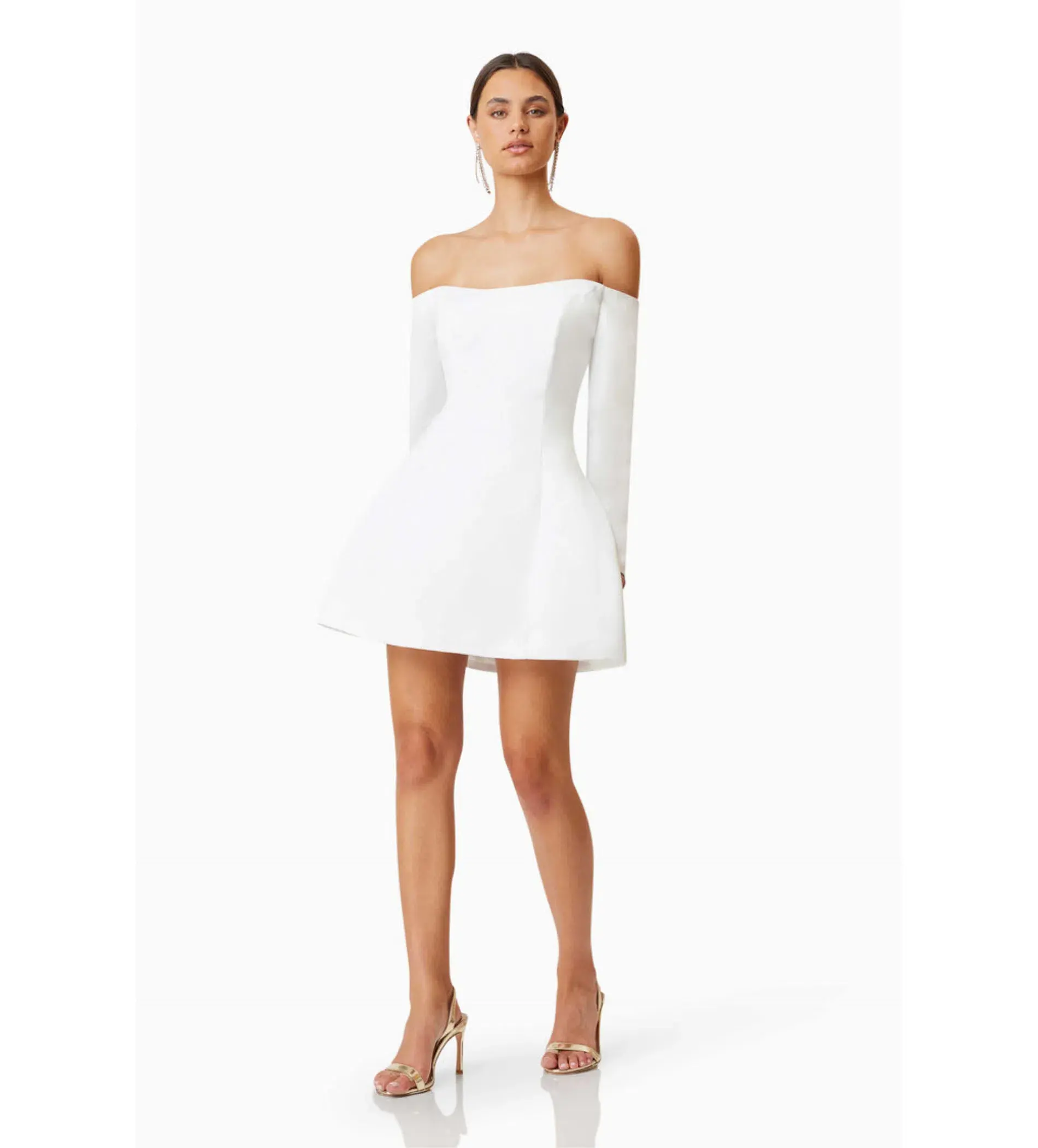 Elliatt Vida Mini Dress White Size 8 - Image 2