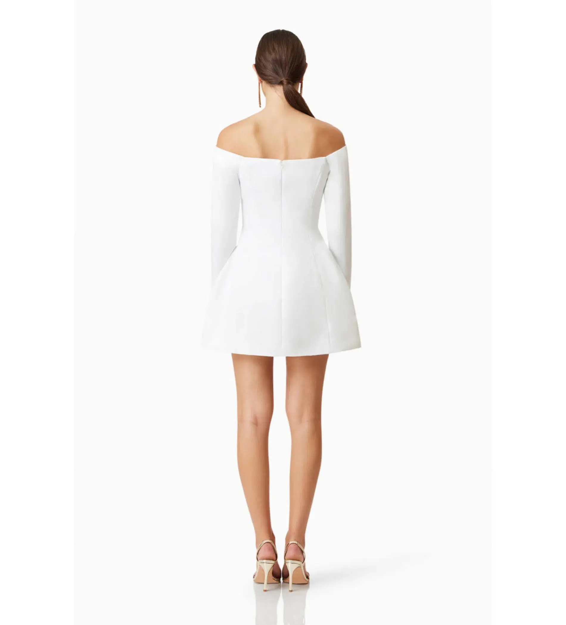 Elliatt Vida Mini Dress White Size 8 - Image 3