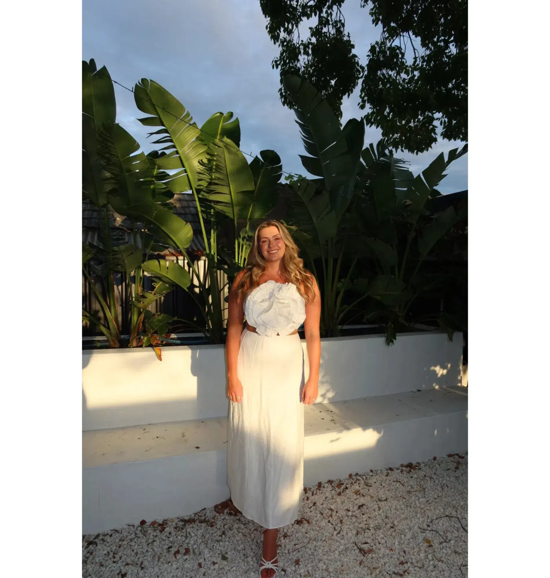 Winona Morissey Top and Skirt Set Natural Size AU 14  - Image 7