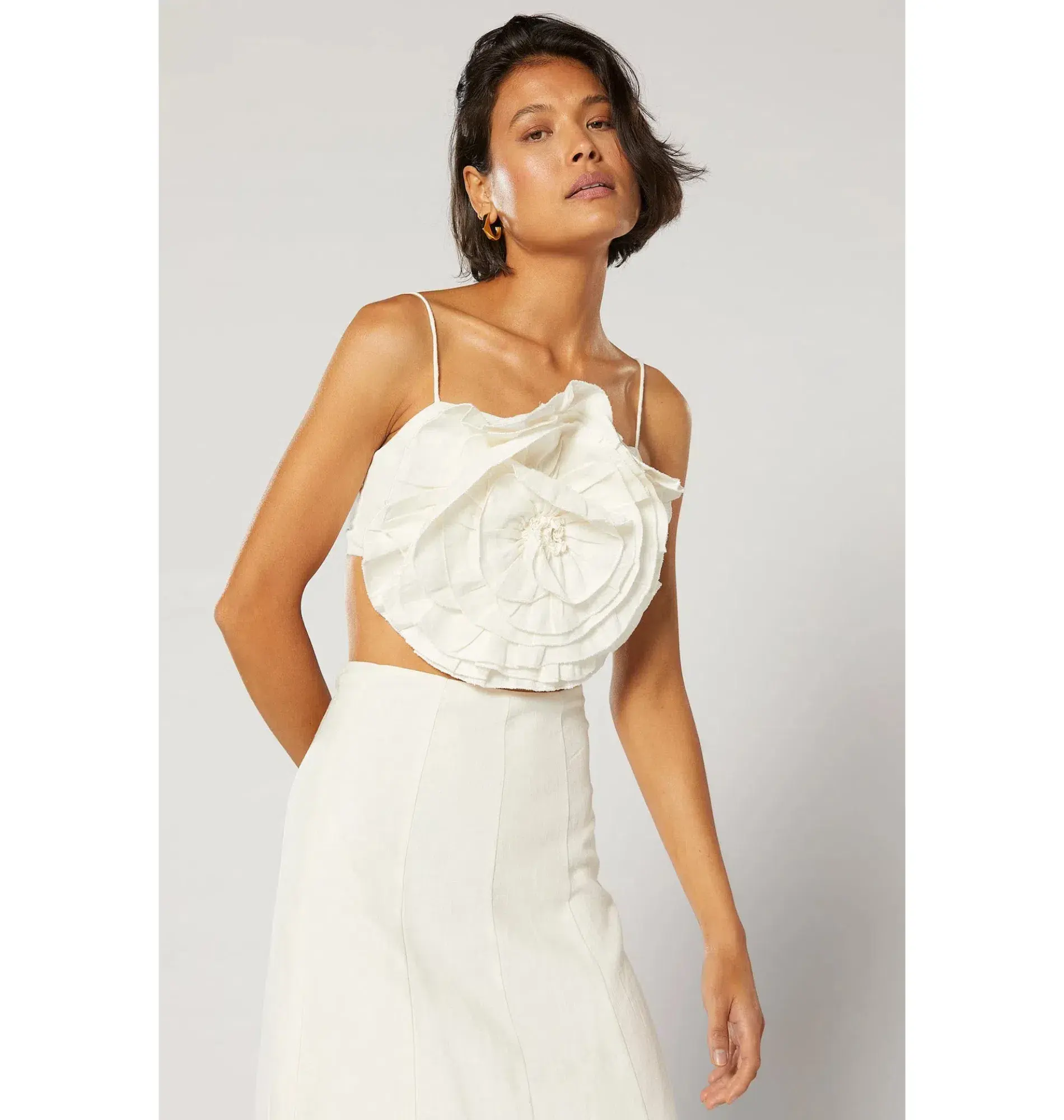 Winona Morissey Top and Skirt Set Natural Size AU 14  - Image 4