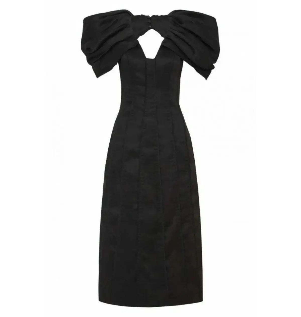 Aje Admiral Midi Dress Black Size AU 16 - Image 3