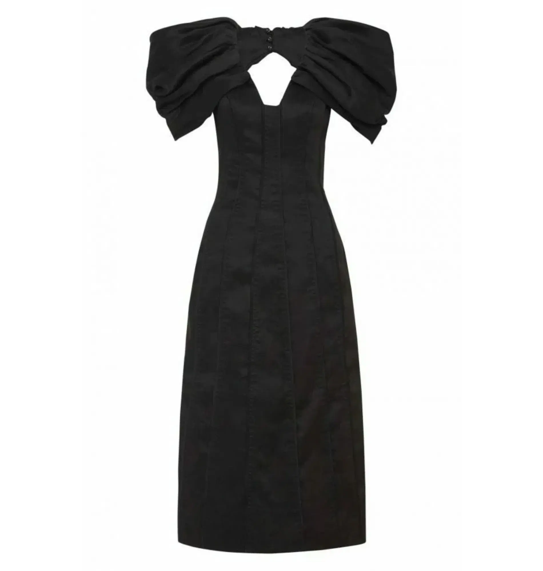 Aje Admiral Midi Dress Black Size AU 16 - Image 3