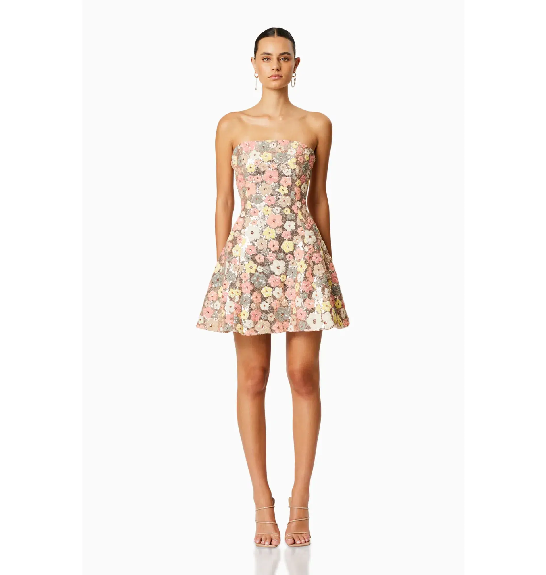 Elliatt Forsythia Mini Dress Floral Size AU 8  - Image 1