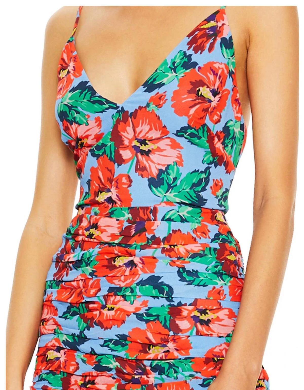 Talulah Luscious MIDI Dress — Red Print  - Image 4