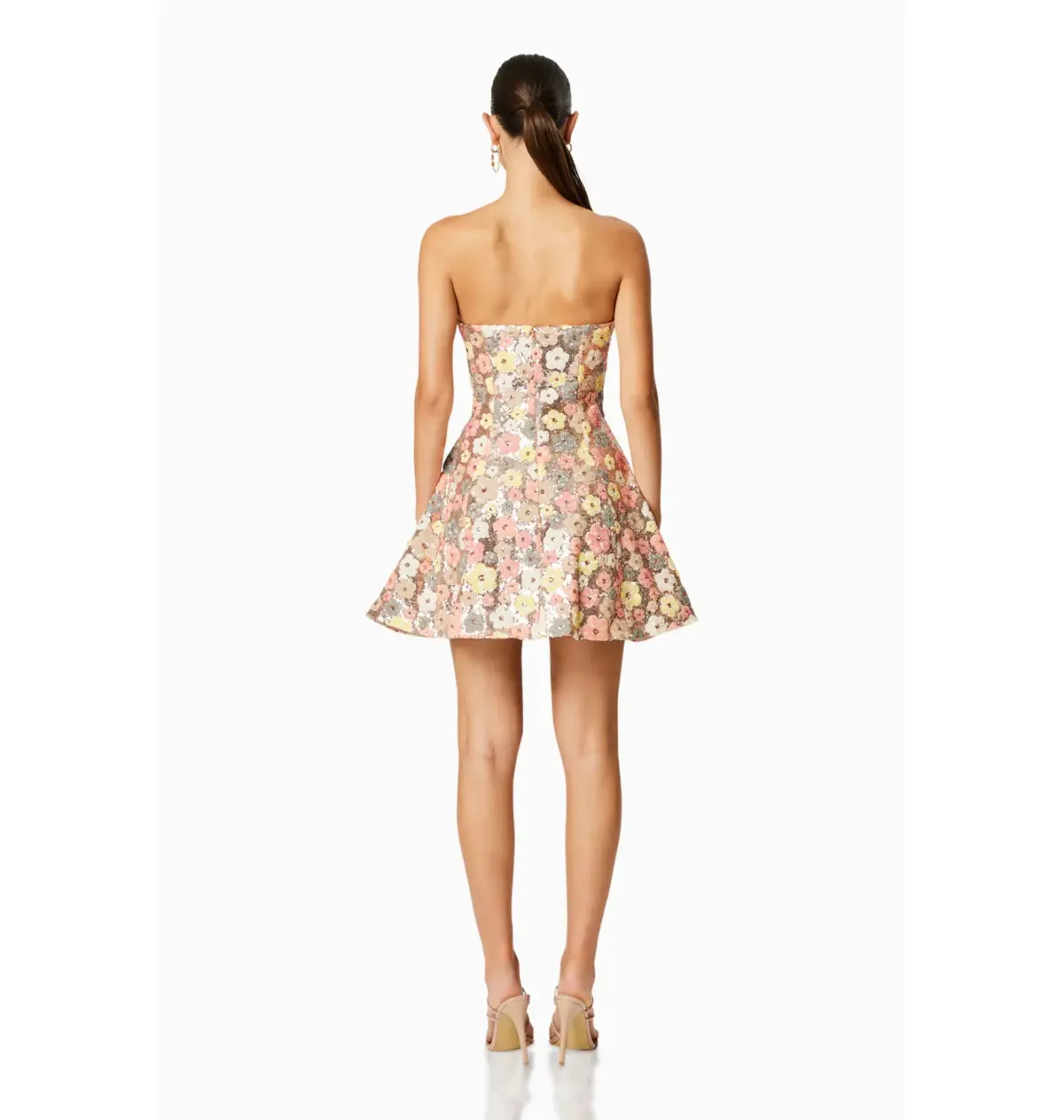 Elliatt Forsythia Mini Dress Floral Size AU 16 - Image 4
