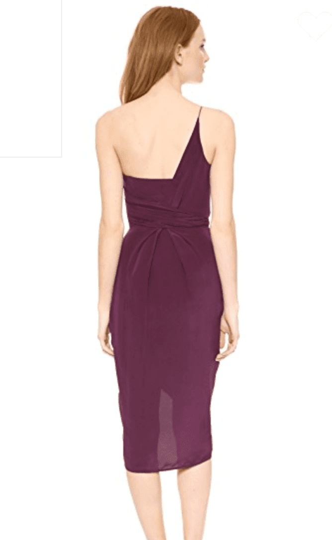 Zimmermann Silk Plunge One Shoulder Dress Size 14-16 - Image 2