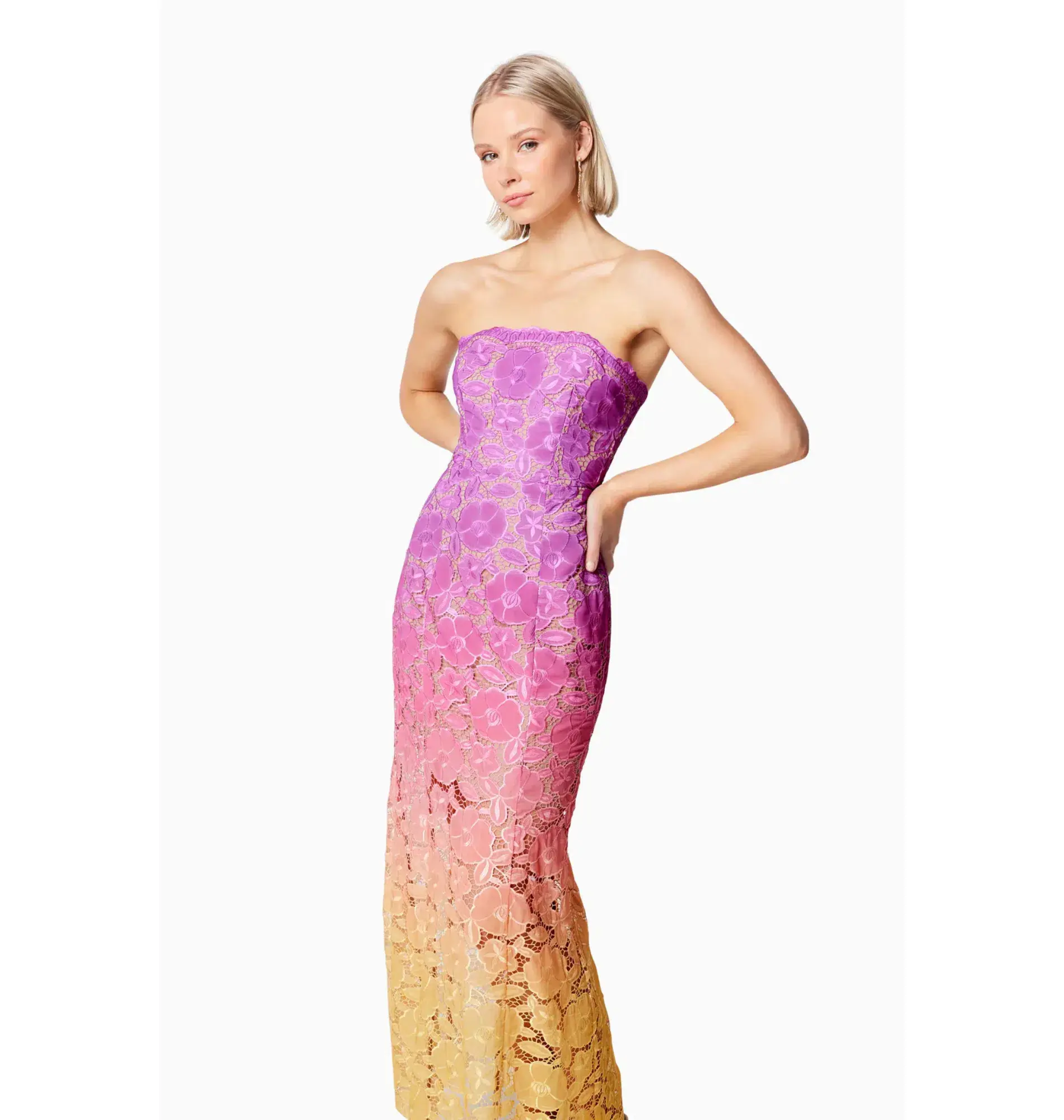 Elliatt Mesmerizing Ombre Dress Multi Size AU 8 - Image 3