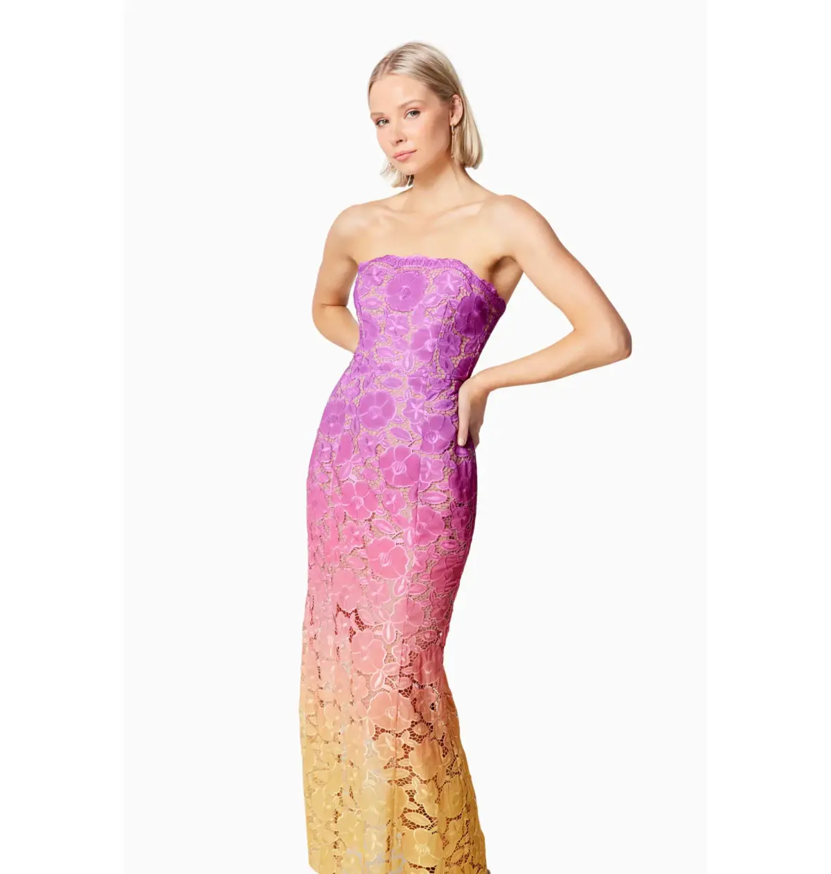 Elliatt Mesmerizing Ombre Dress Multi Size AU 10 - Image 3