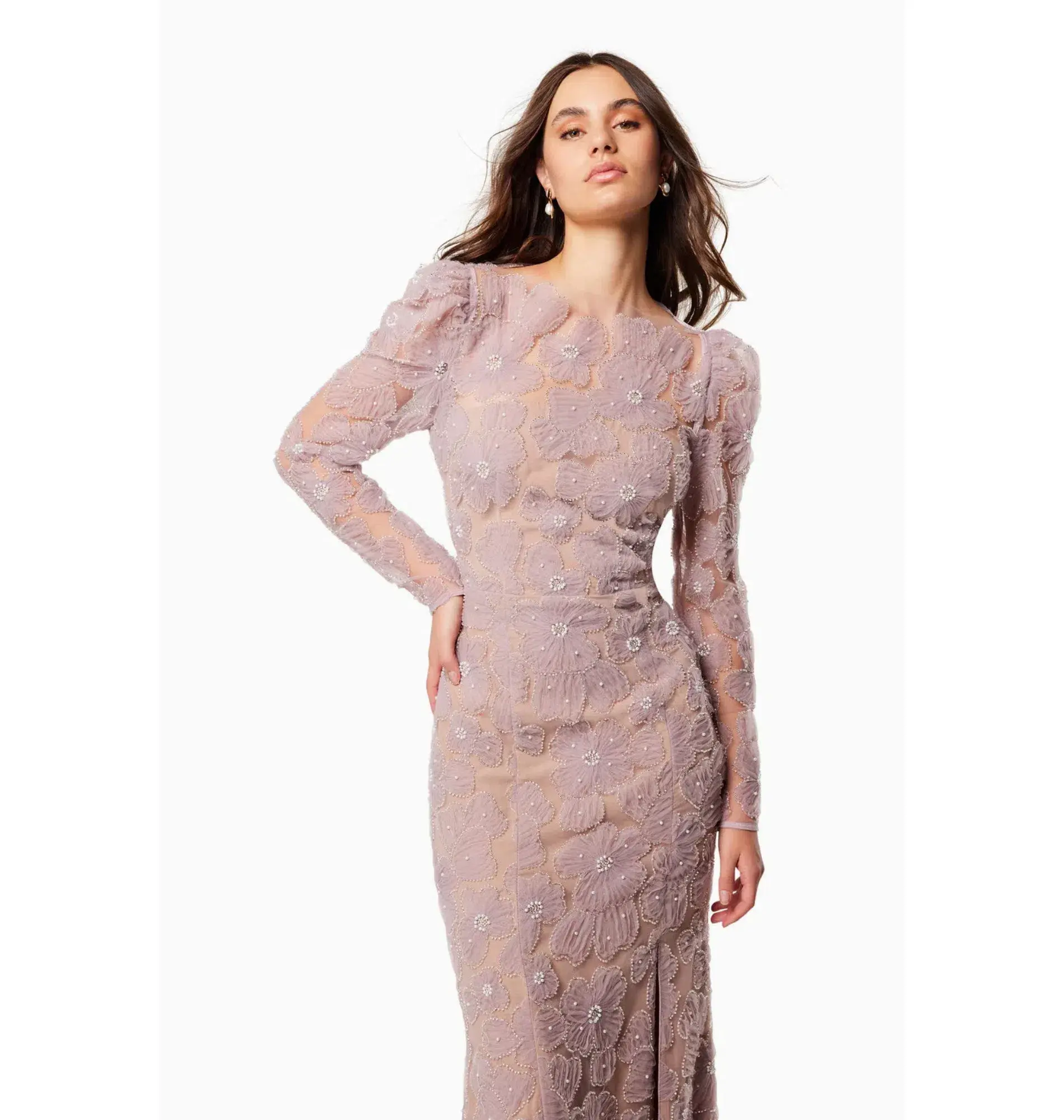 Elliatt Darcy Gown Dusty Lilac Size AU 16 - Image 3