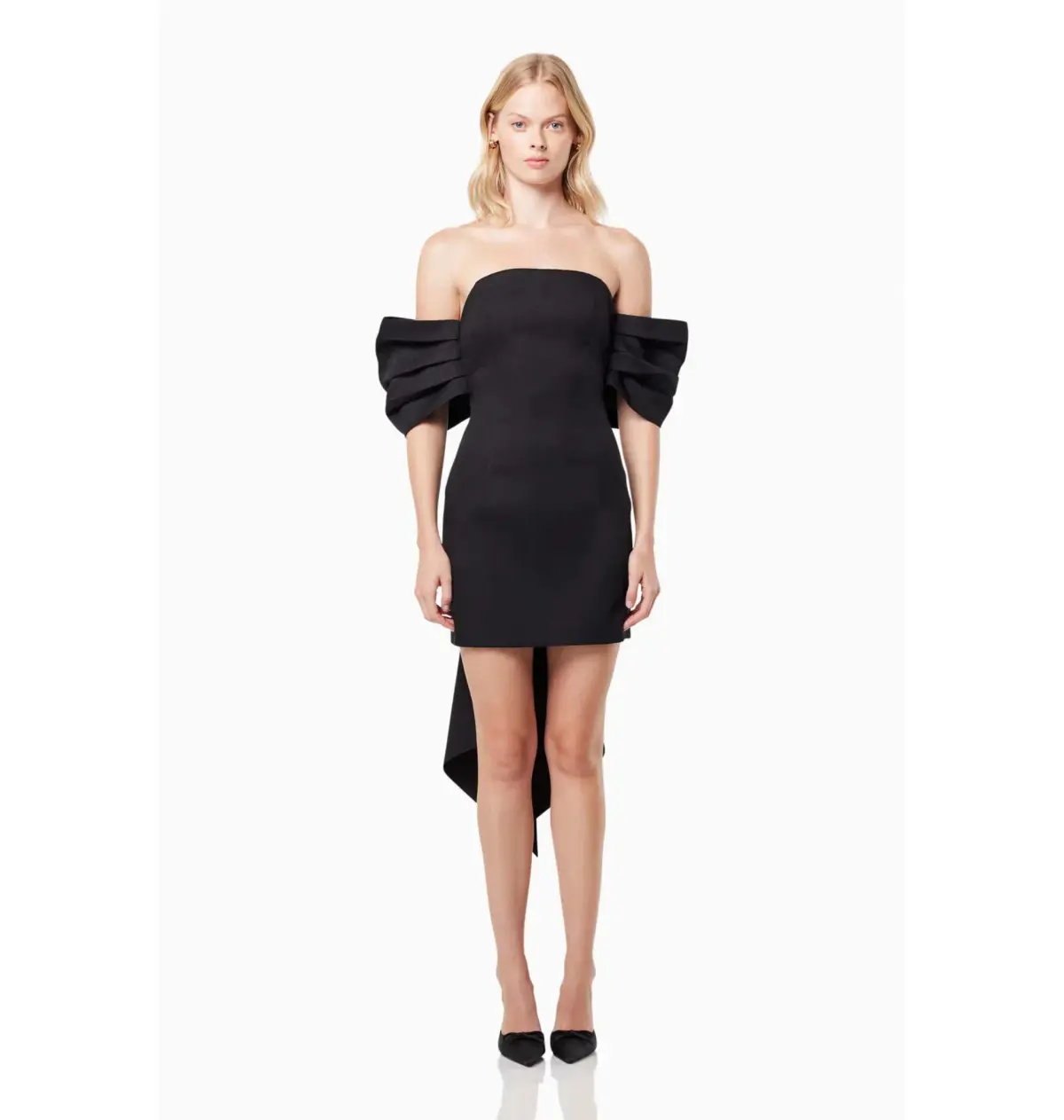 Elliatt Calypso Mini Dress Black Size AU 8 - Image 1