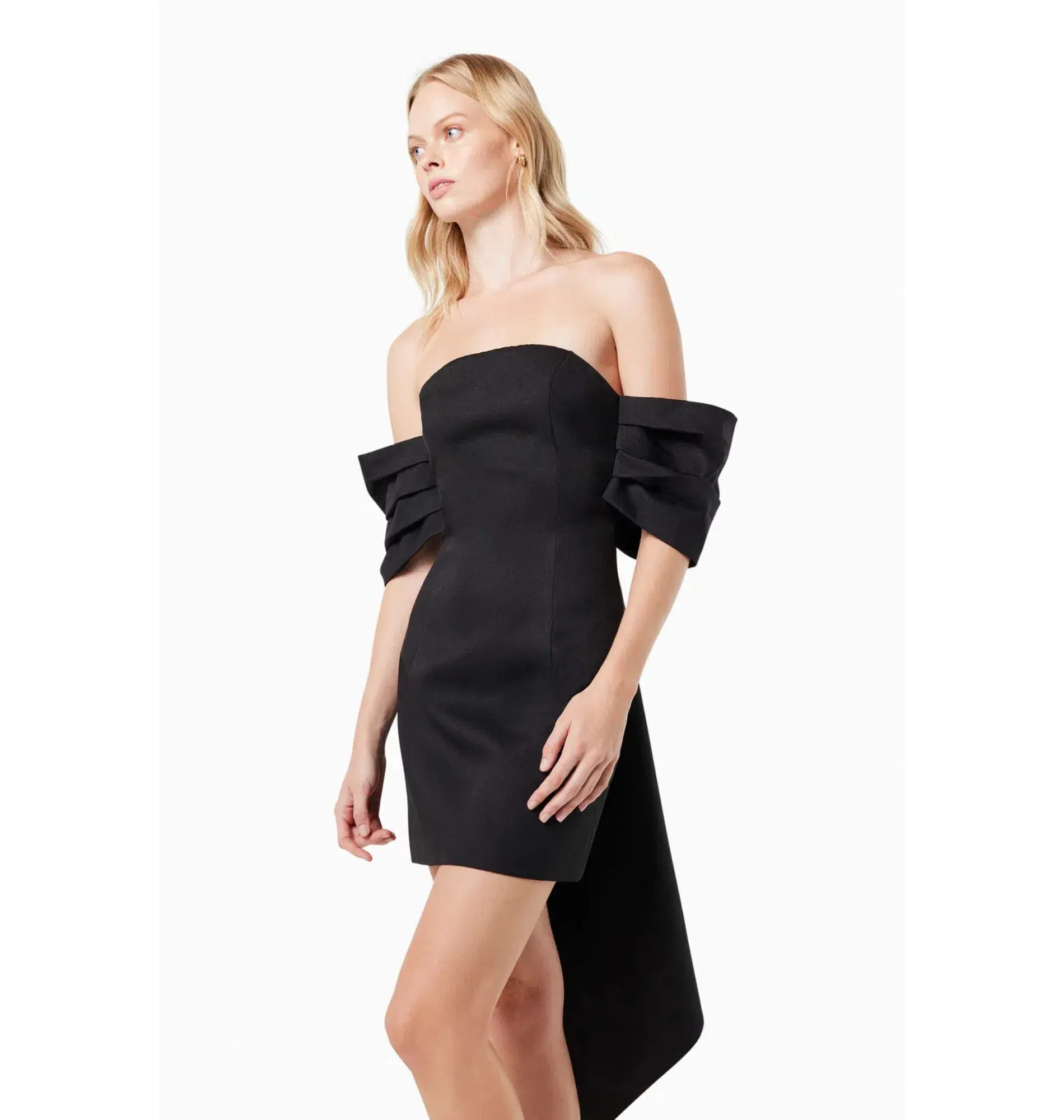 Elliatt Calypso Mini Dress Black Size AU 12  - Image 2