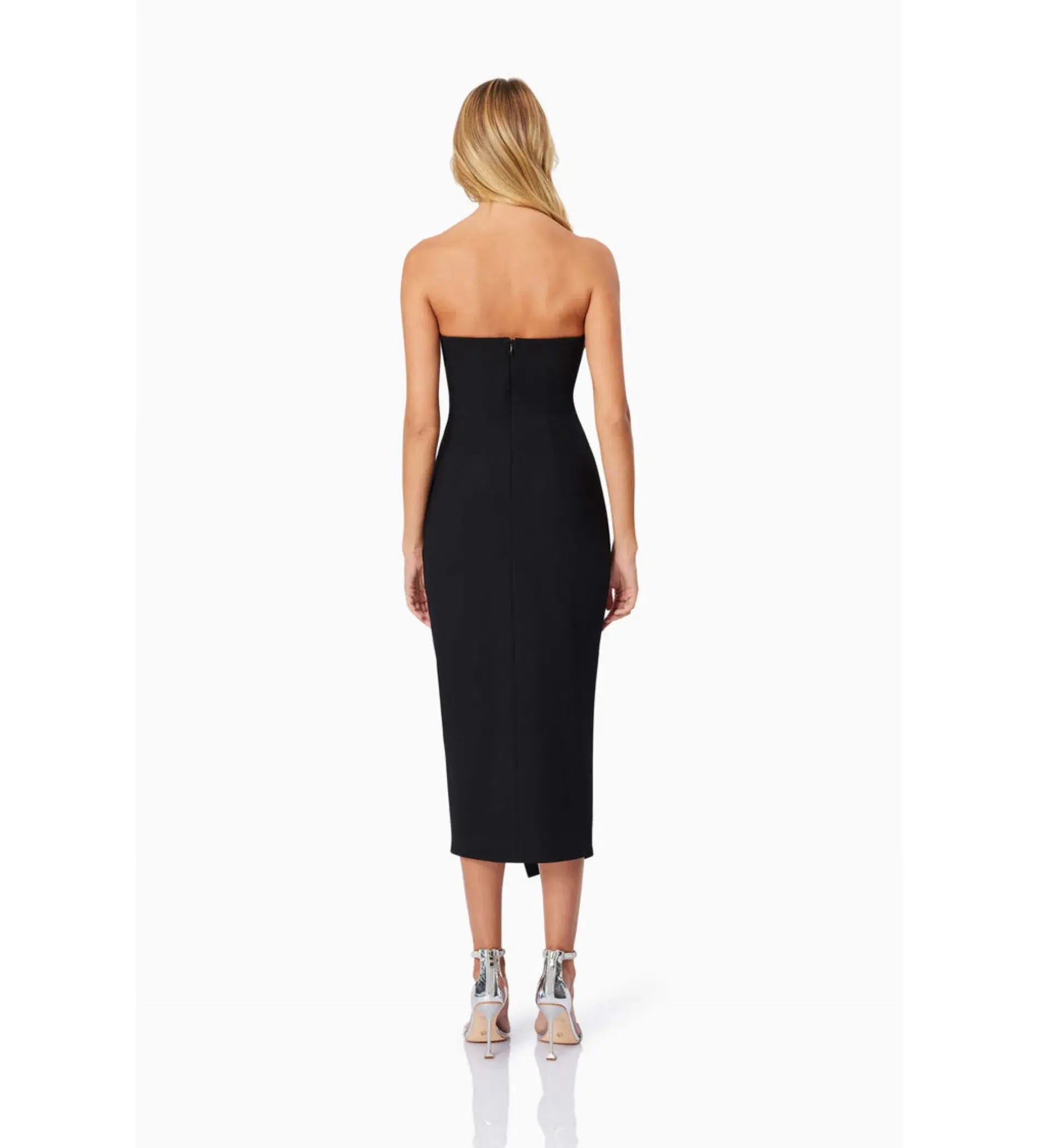 Elliatt The Charlotte Midi Dress Black Size AU 10 - Image 2