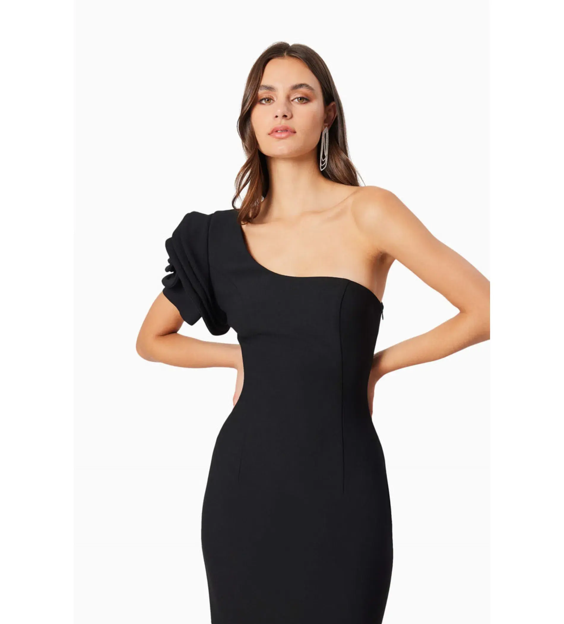 Elliatt Charlotte Maxi Dress Black Size 16 - Image 4