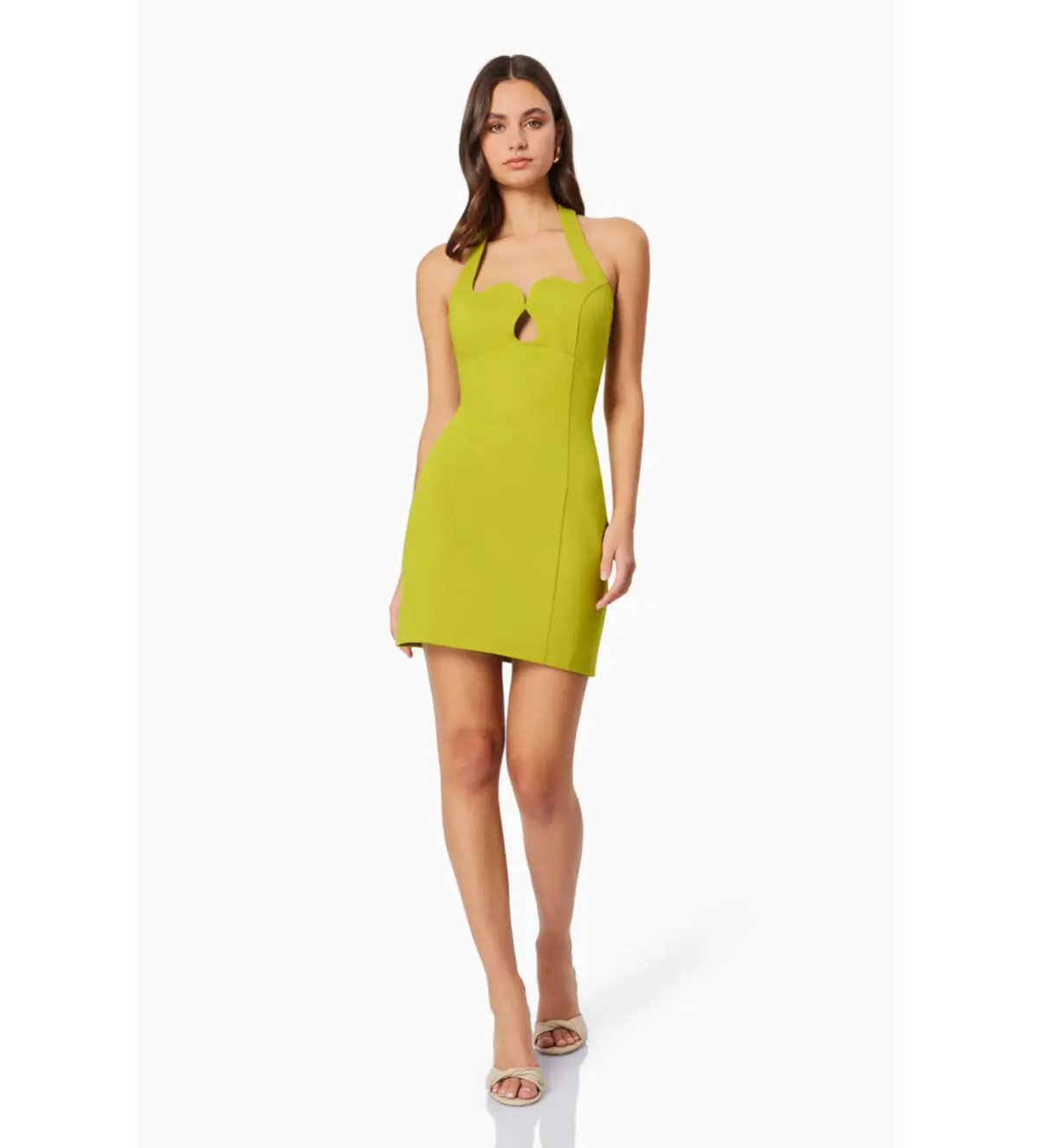 Elliatt Eden Mini Dress Chartreuse Size 8  - Image 1