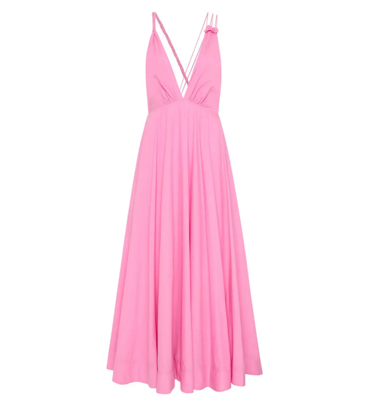 Aje Vellum Maxi Dress Cerise Pink Size 14  - Image 4